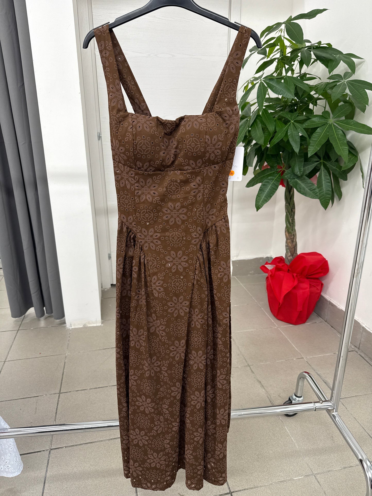 Abito lungo con fiocco dietro FGD MODA