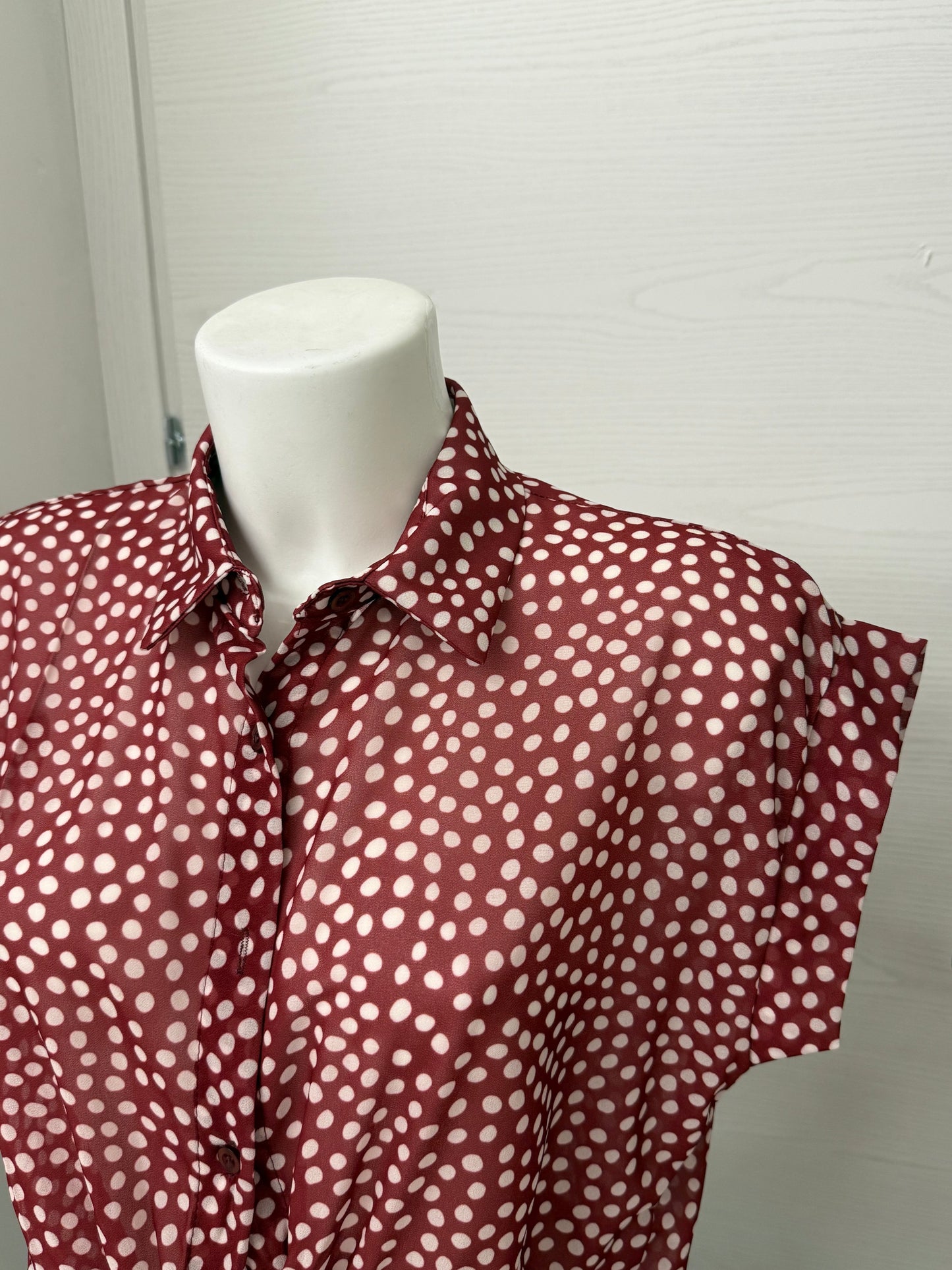 Blusa a pois annodabile FGD MODA