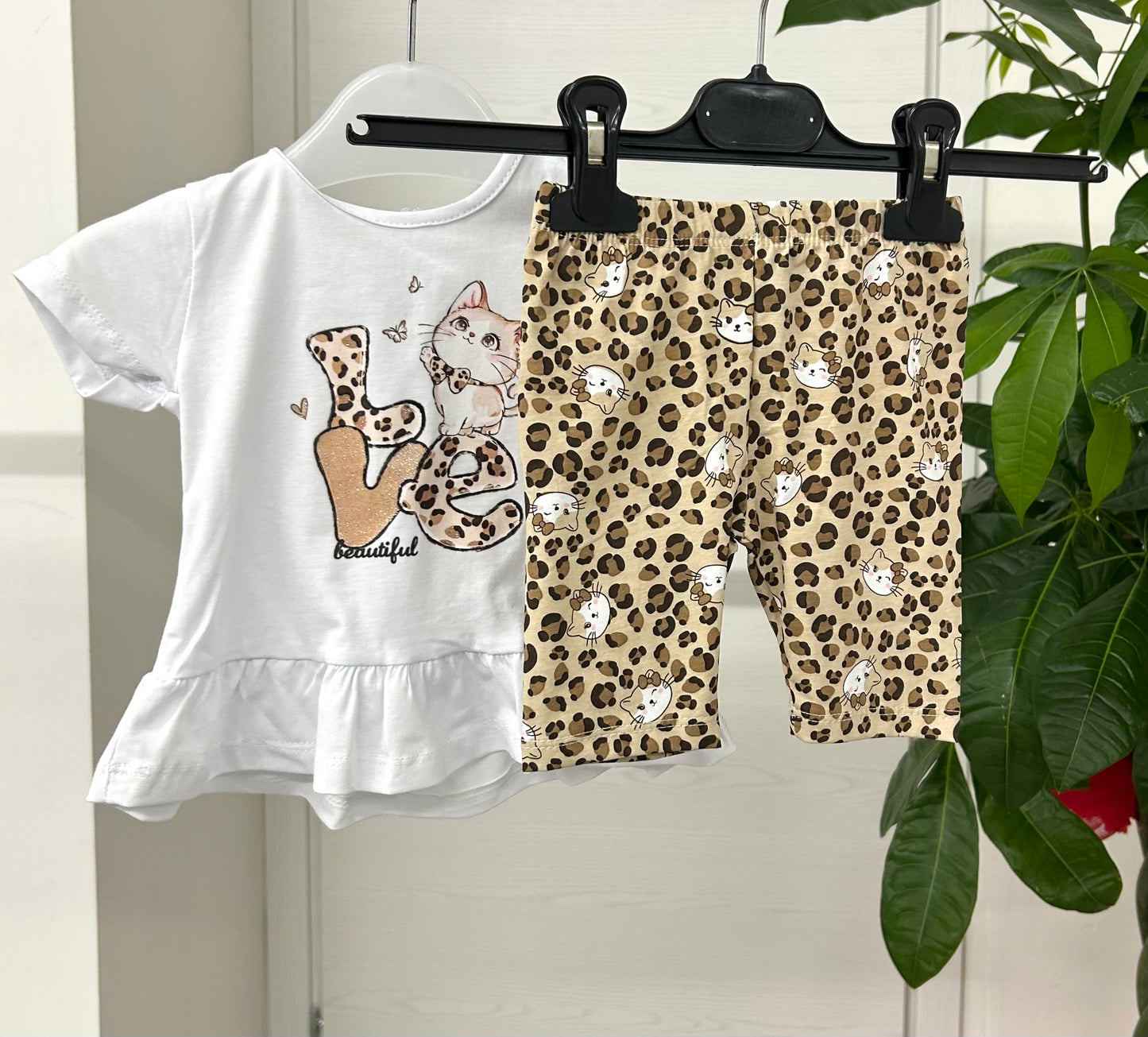 Set coordinato maglietta e leggings