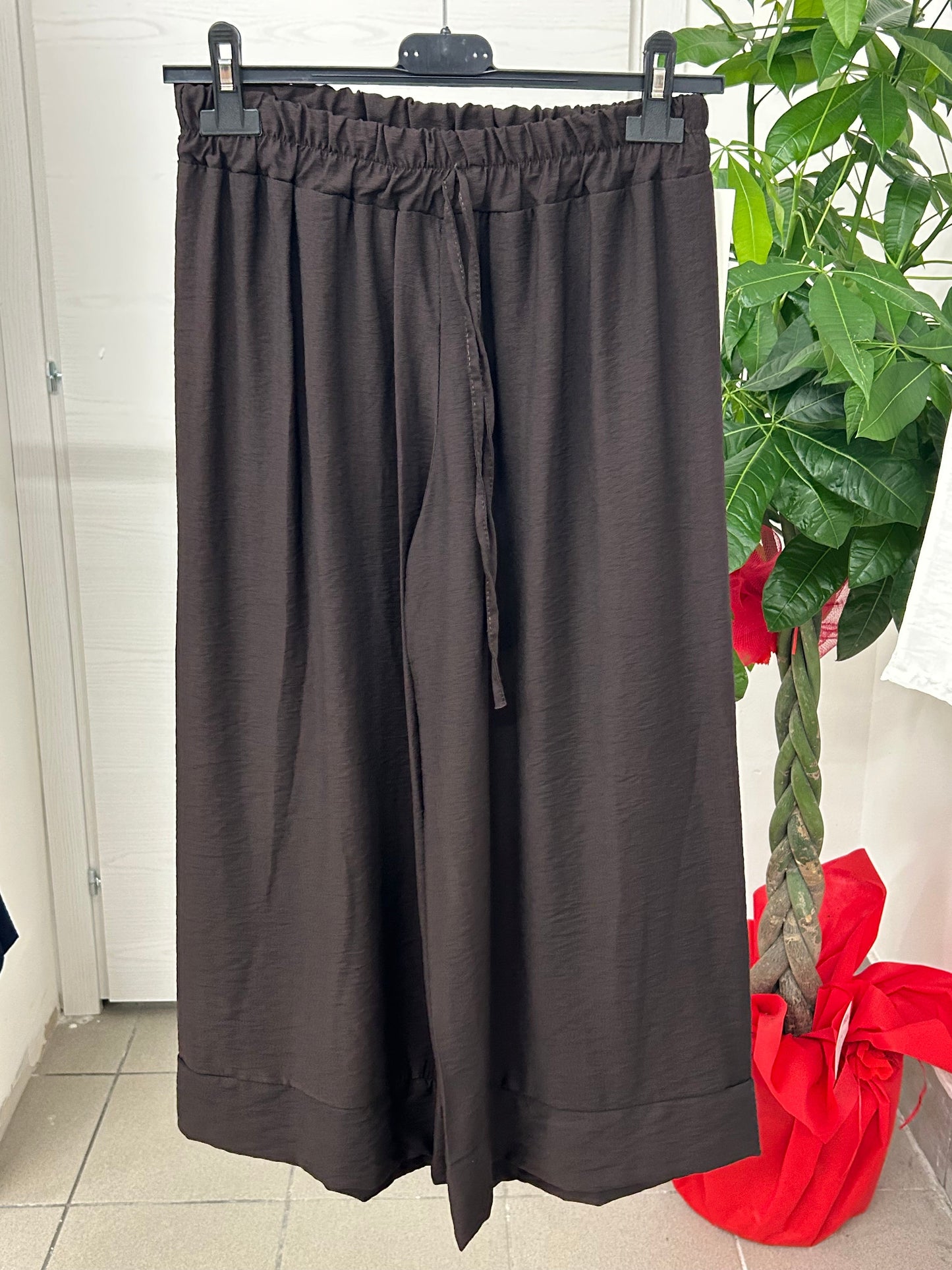 Pantalone a gamba larga pinocchietto FGD MODA