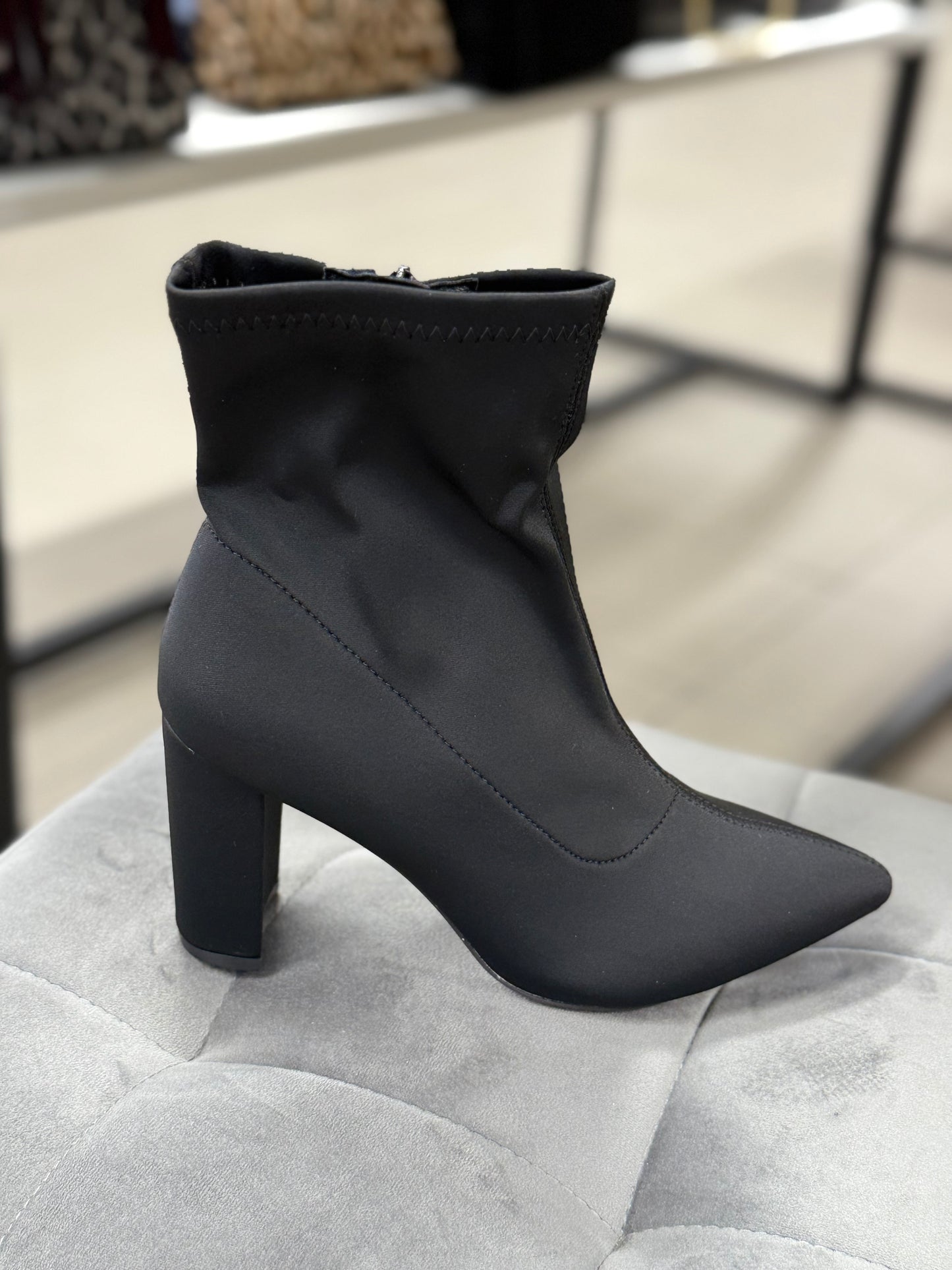 Stivaletti in nylon tacco 10cm