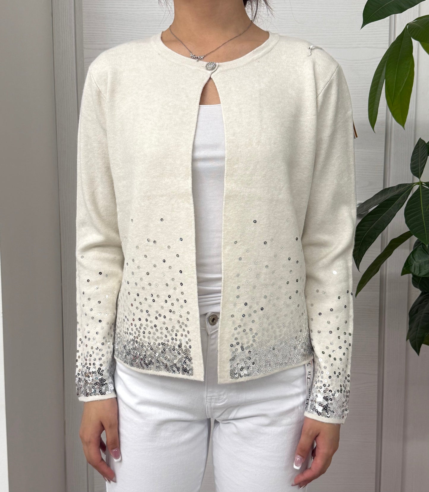 Giacca con pallettes FGD MODA