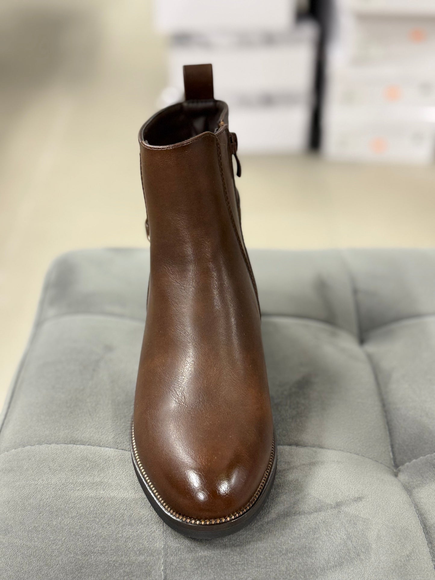 Stivaletti in ecopelle tacco 3cm FGD MODA