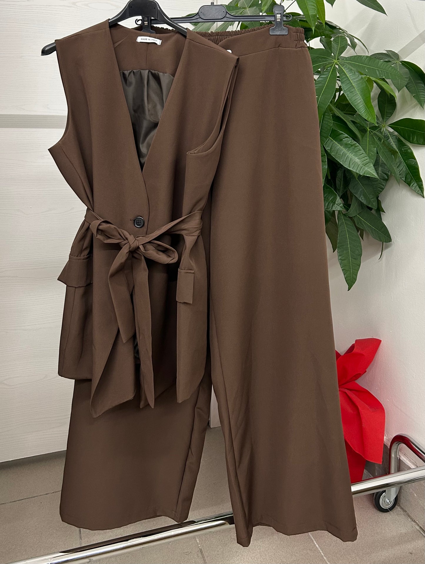 Set coordinato Gilet e Pantaloni per taglia curvy