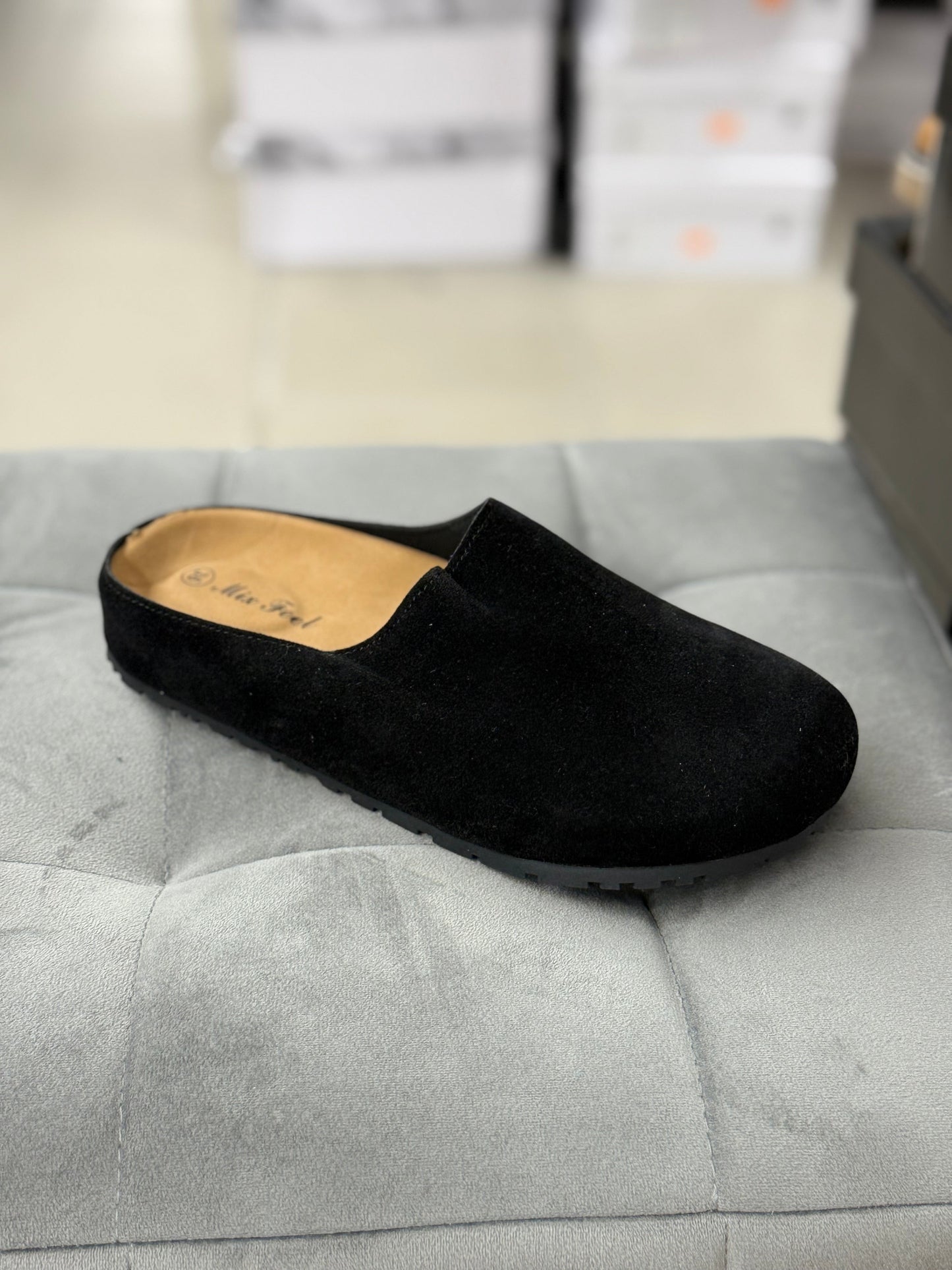 Pantofole in camoscio FGD MODA