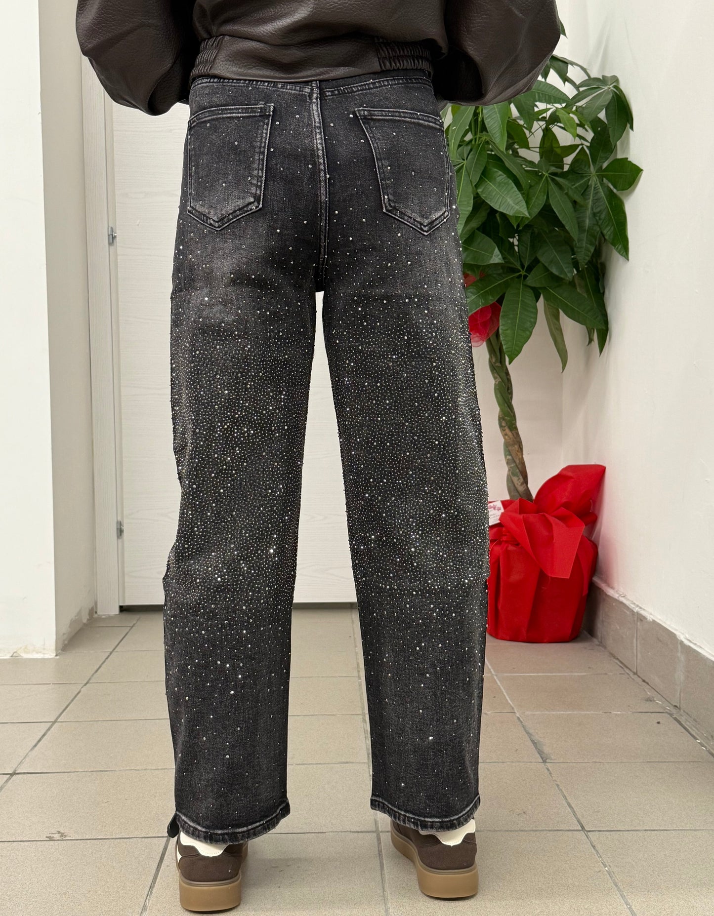 Jeans brillantinati FGD MODA