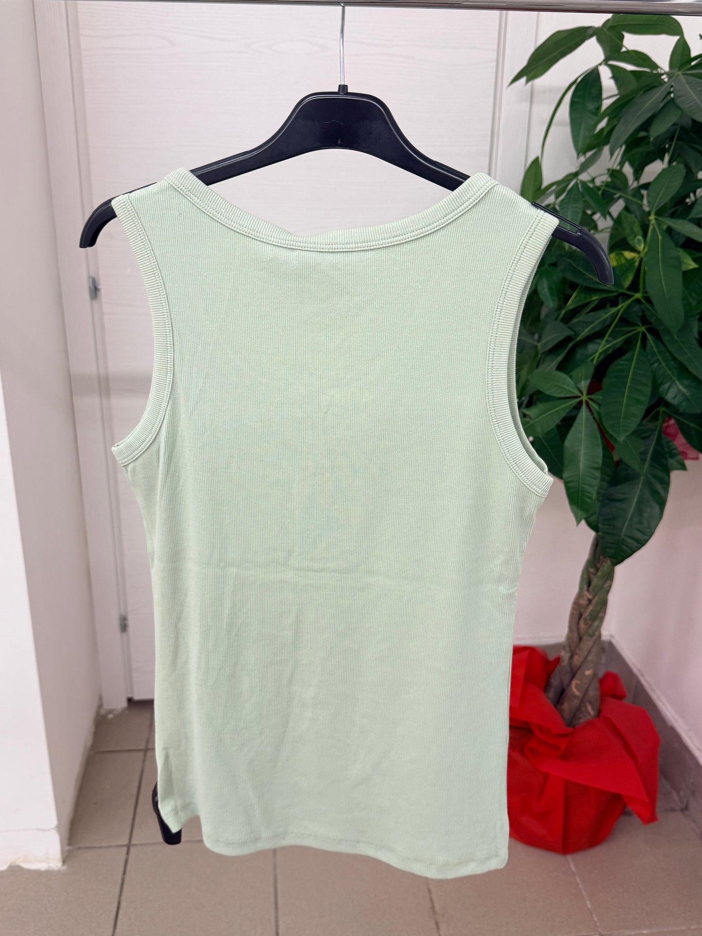 Canotta a costine con bottoni FGD MODA