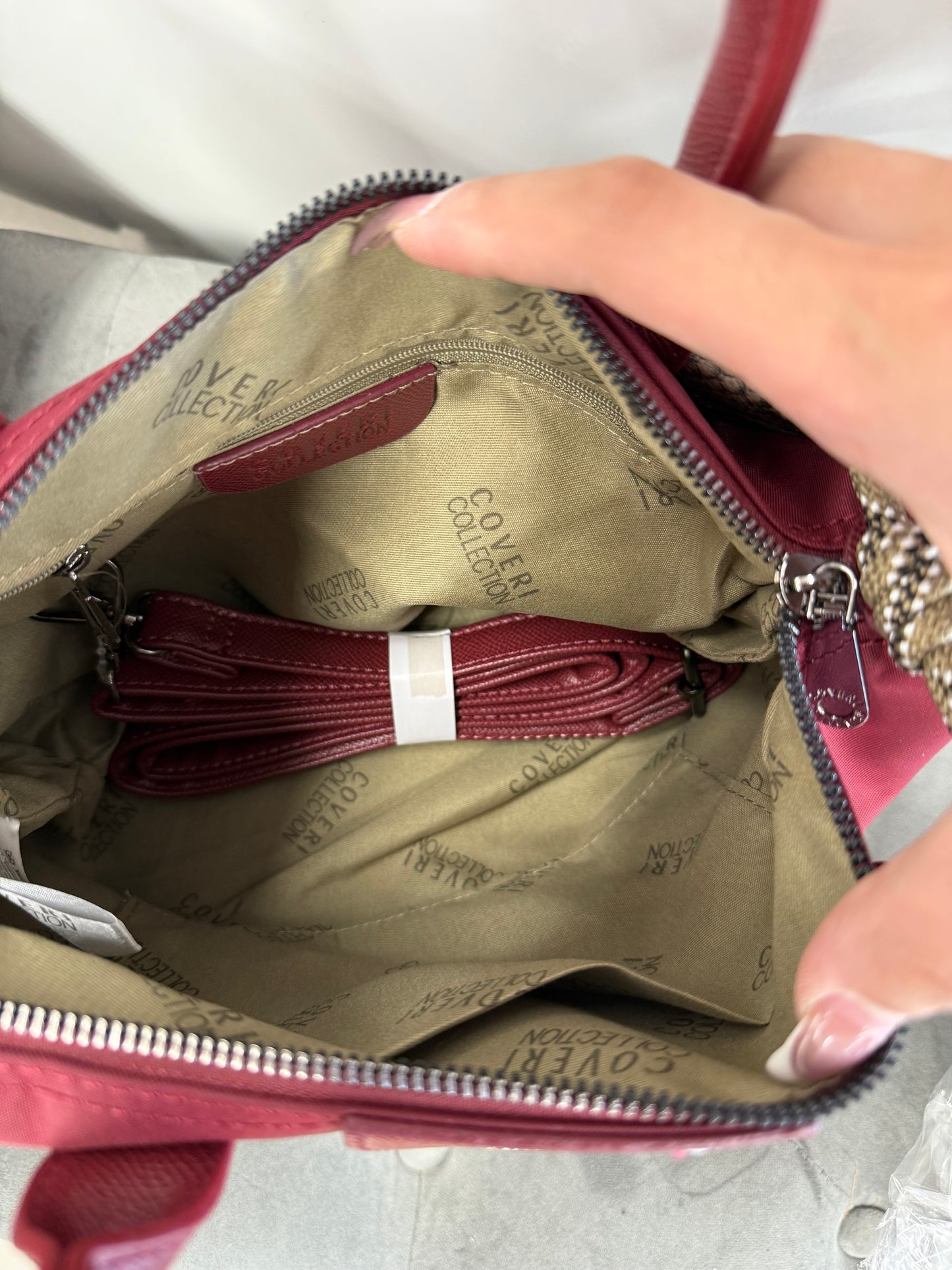 Borsa Enrico Coveri con pochettina e tracolla