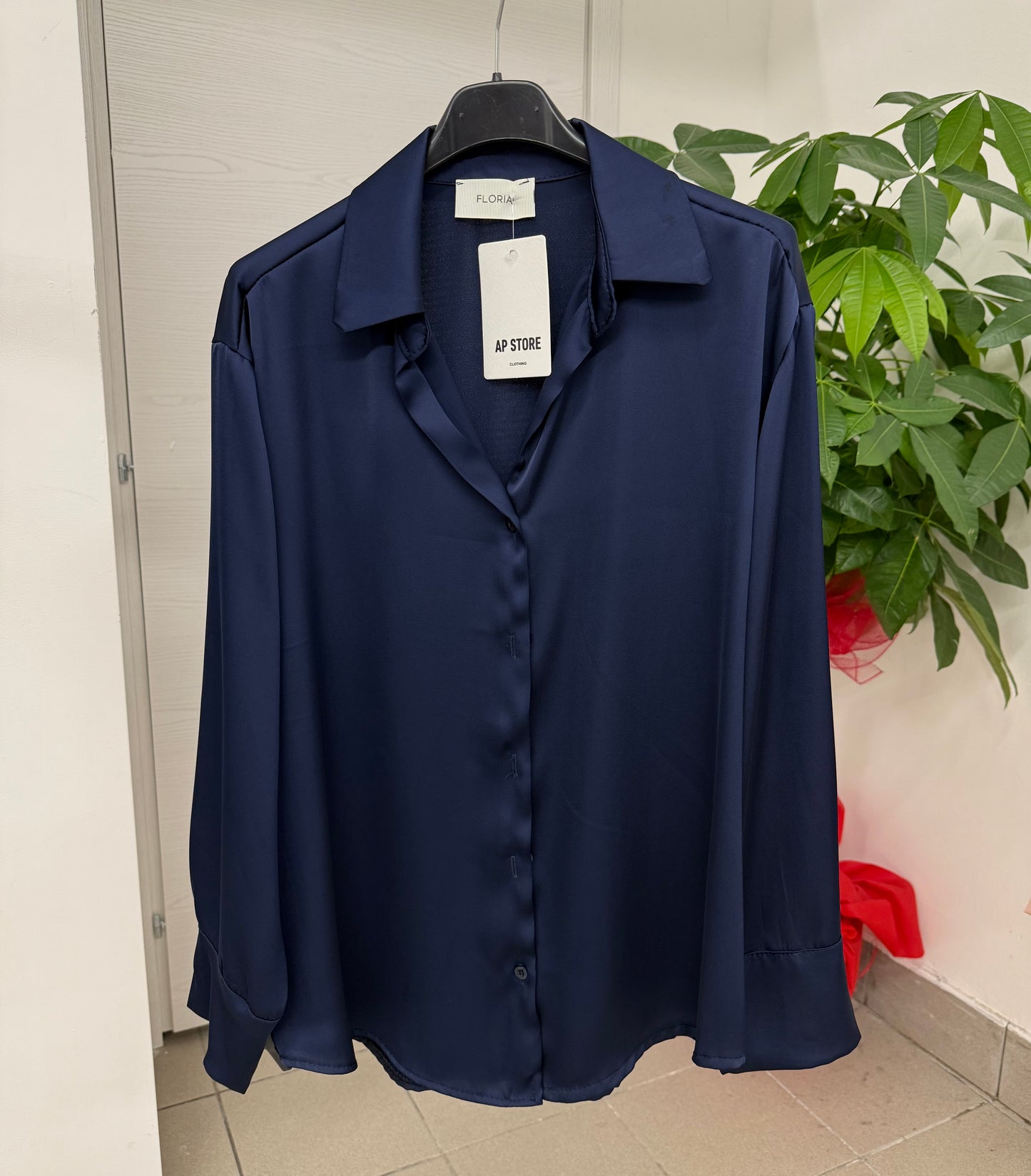 Camicia in raso