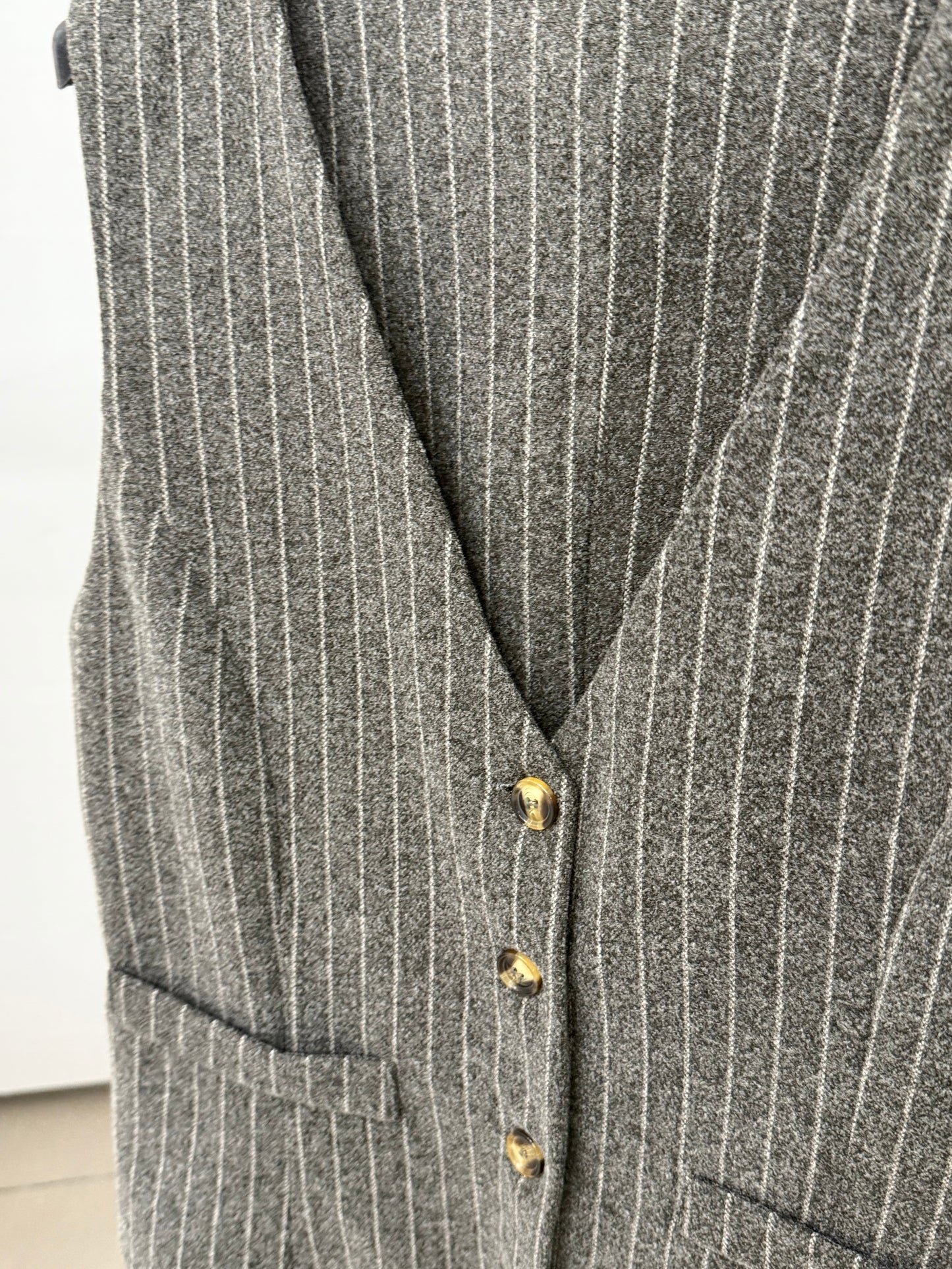 Gilet a righe con bottoni FGD MODA