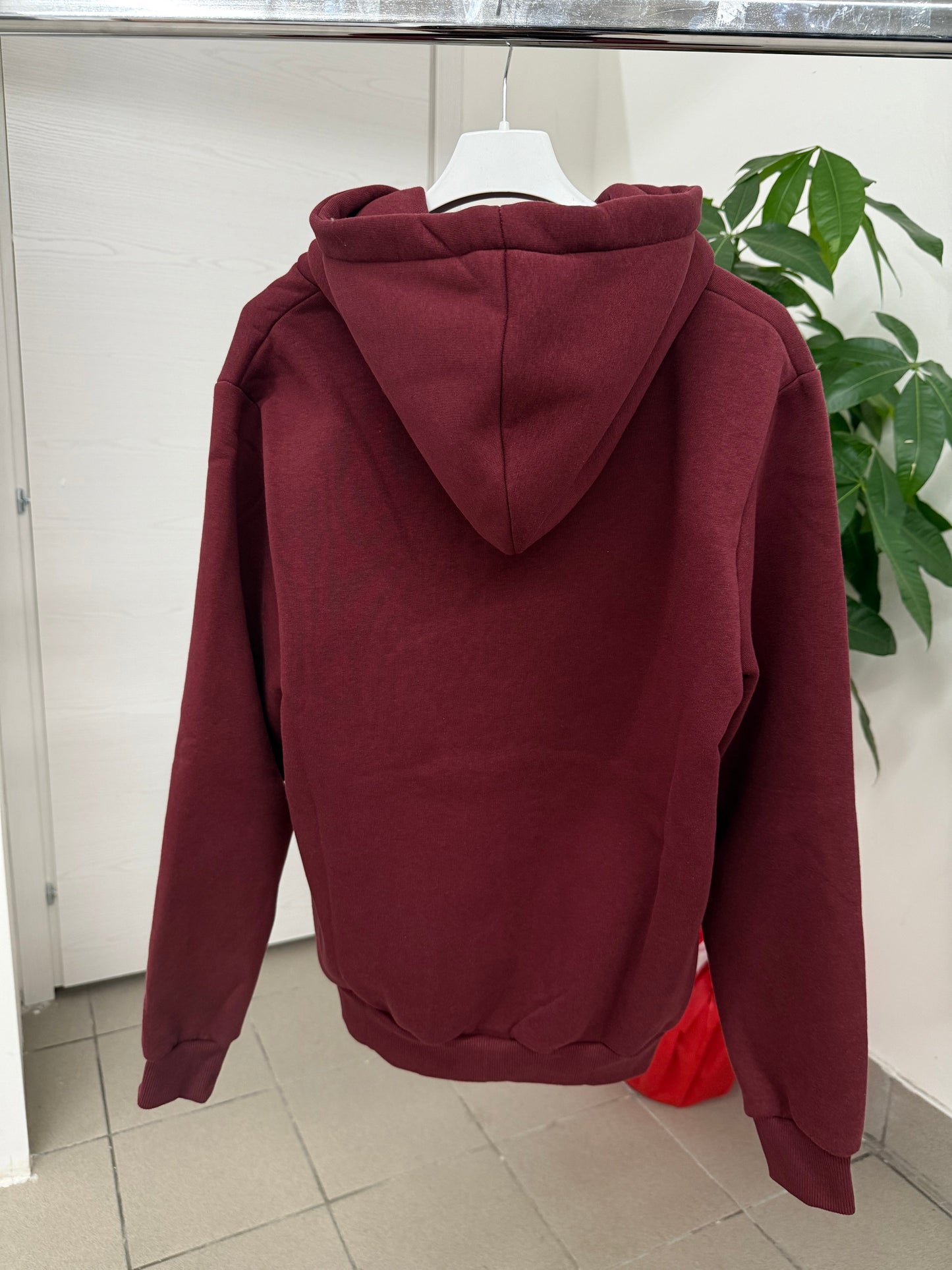 Felpa imbottita con zip con cappuccio FGD MODA