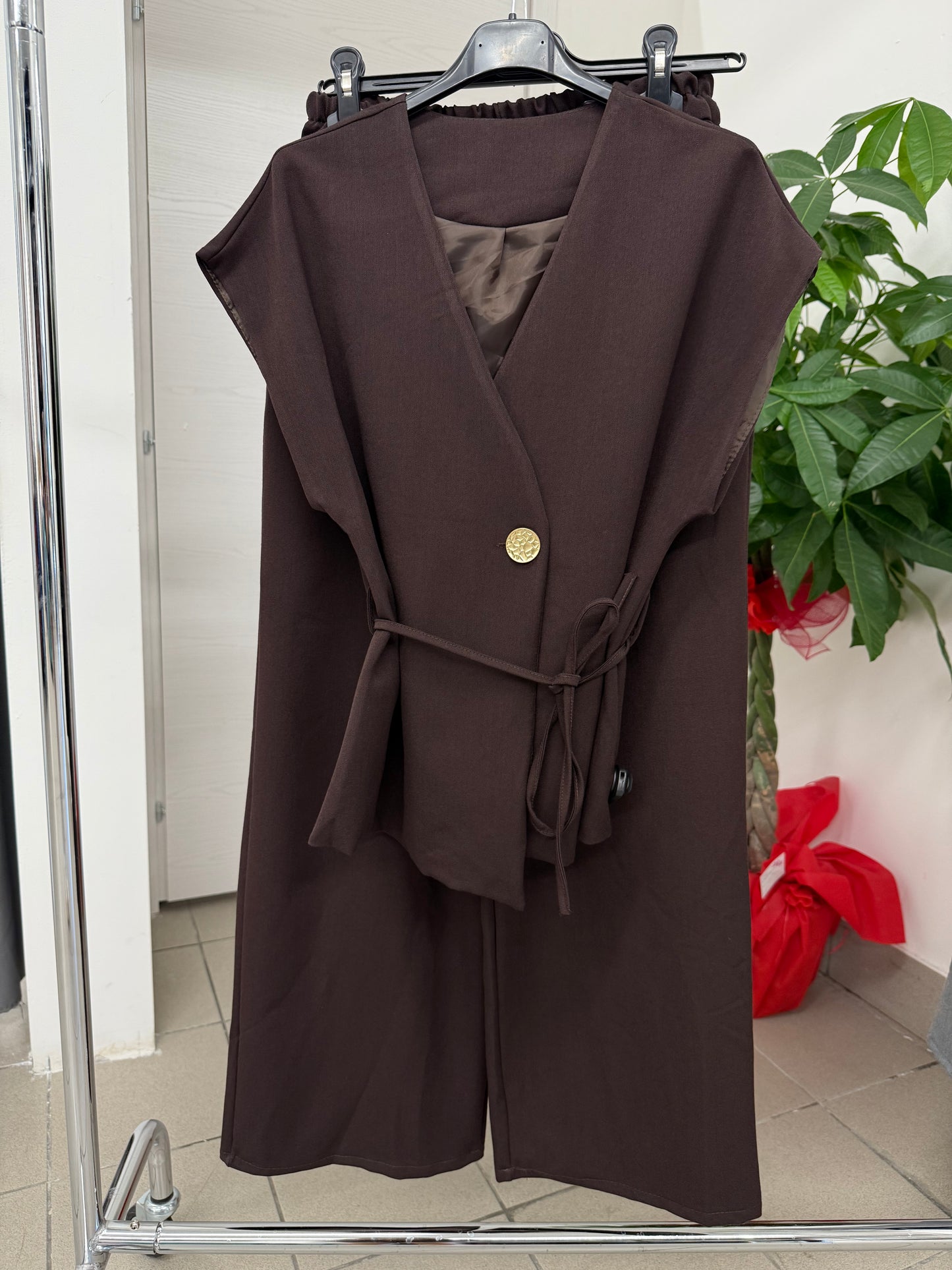 Set coordinato gilet e pantaloni