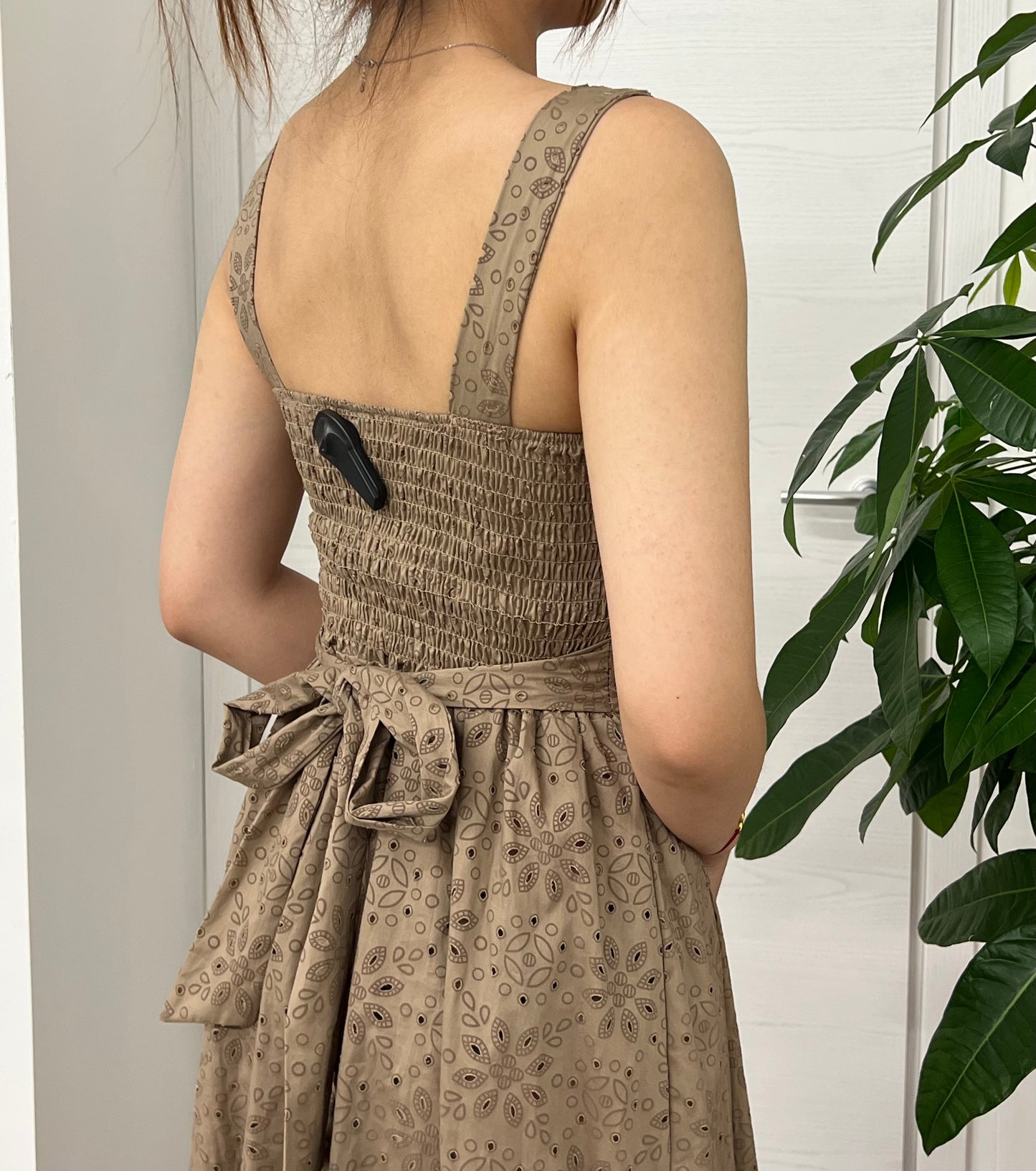 Abito lungo con fiocco dietro FGD MODA