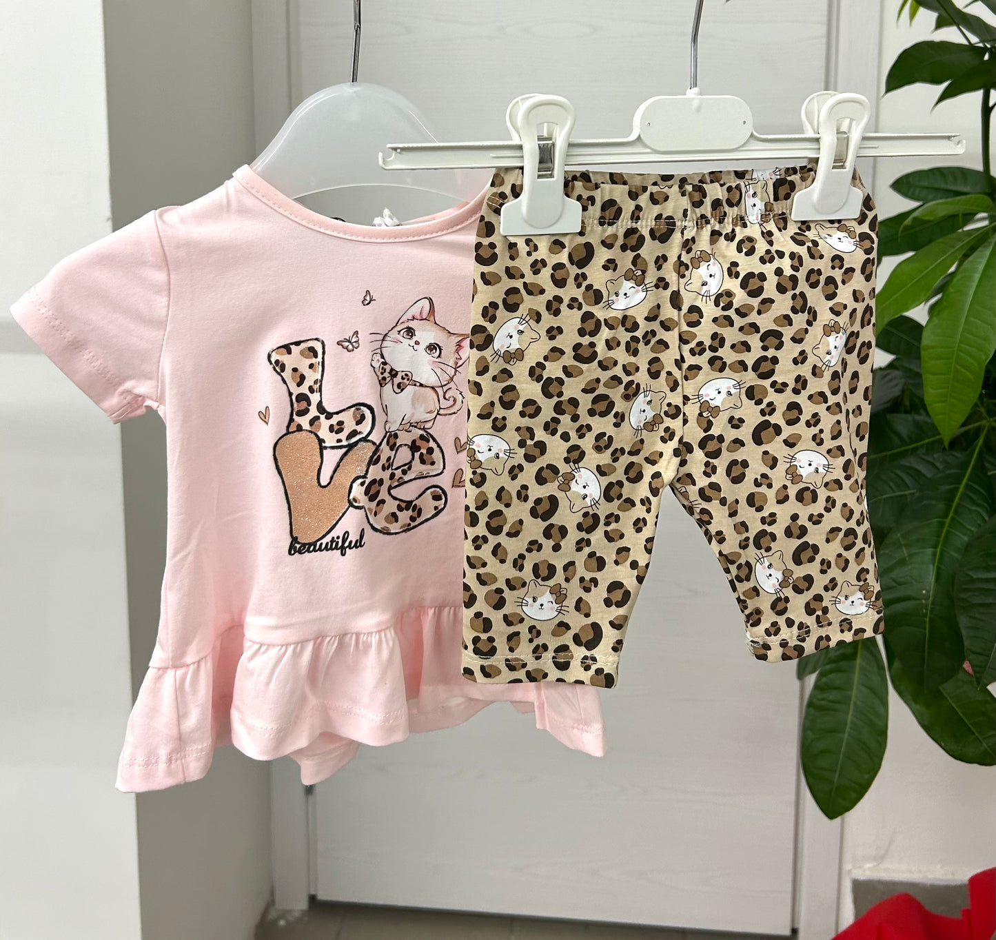 Set coordinato maglietta e leggings