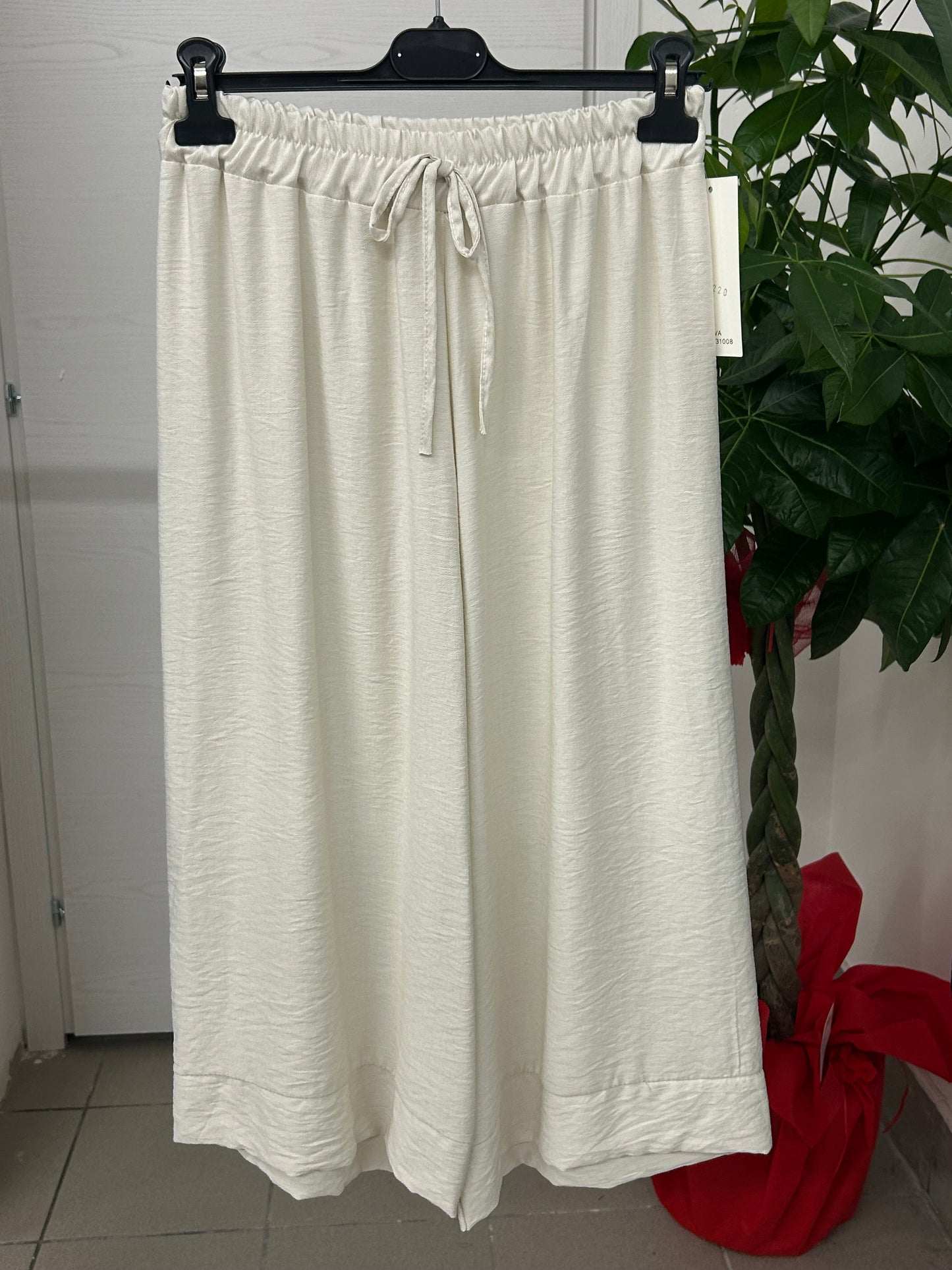 Pantalone a gamba larga pinocchietto FGD MODA