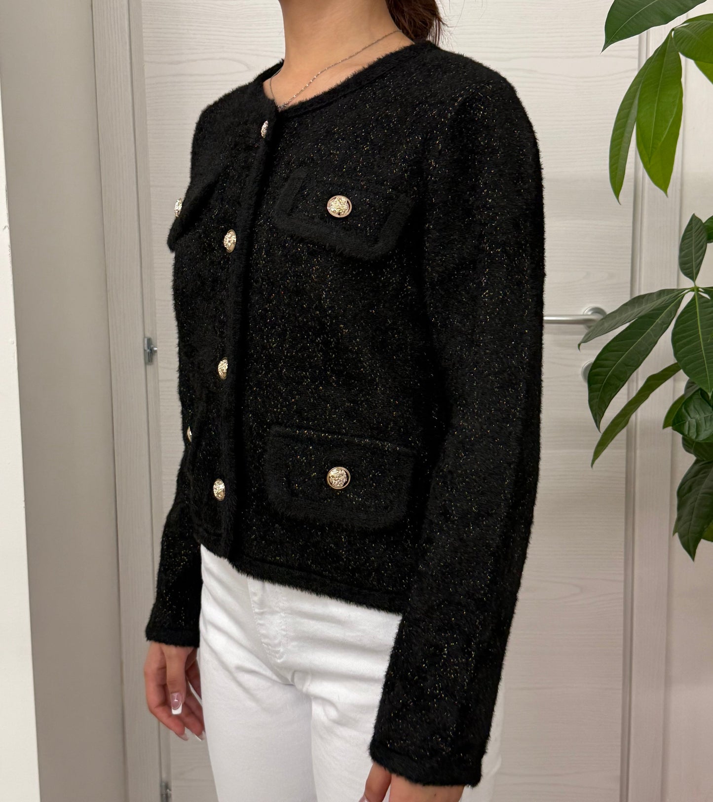 Giacca alla francese con bottoni FGD MODA