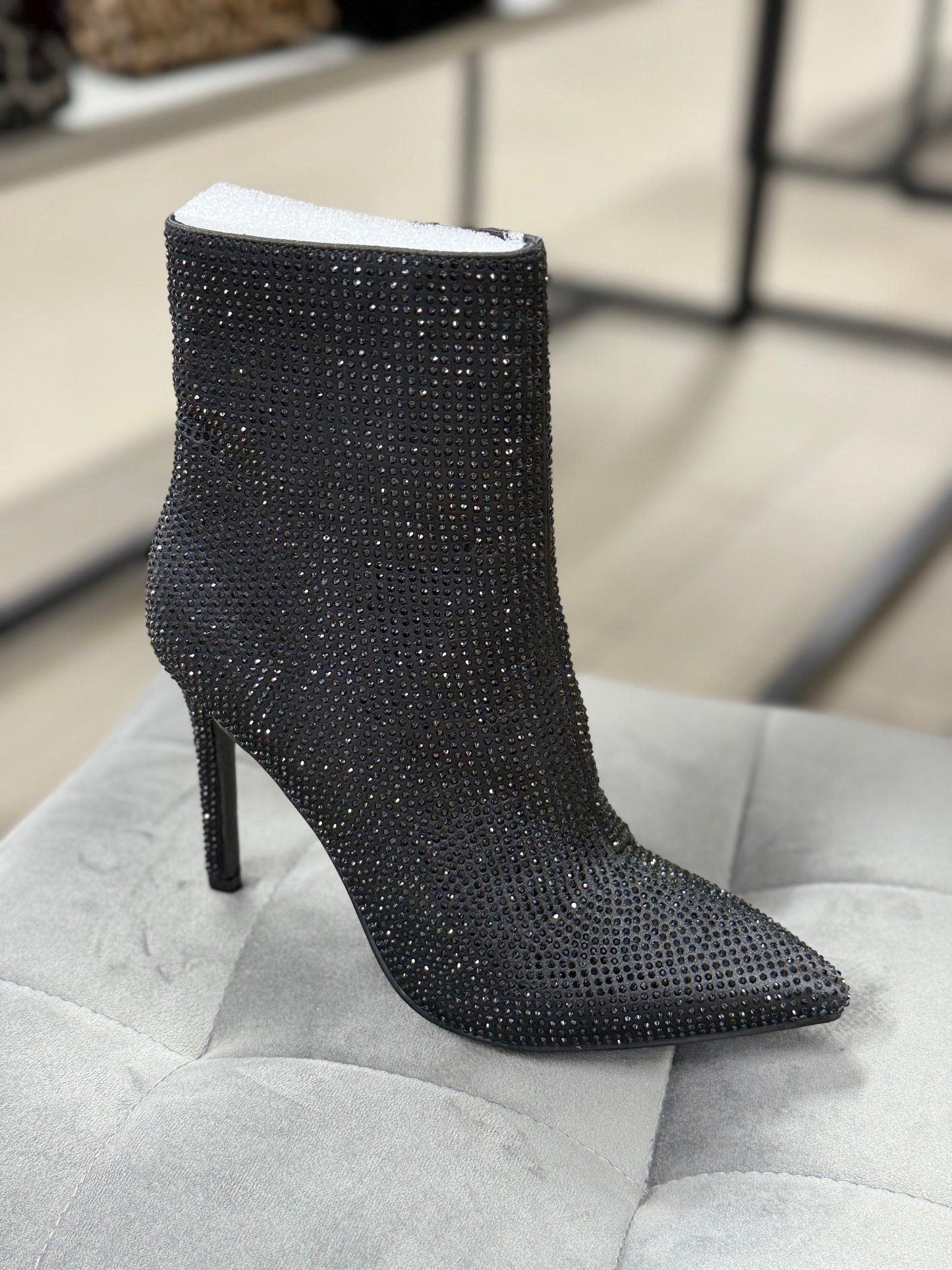 Stivaletti brillantinati tacco 10.5cm FGD MODA