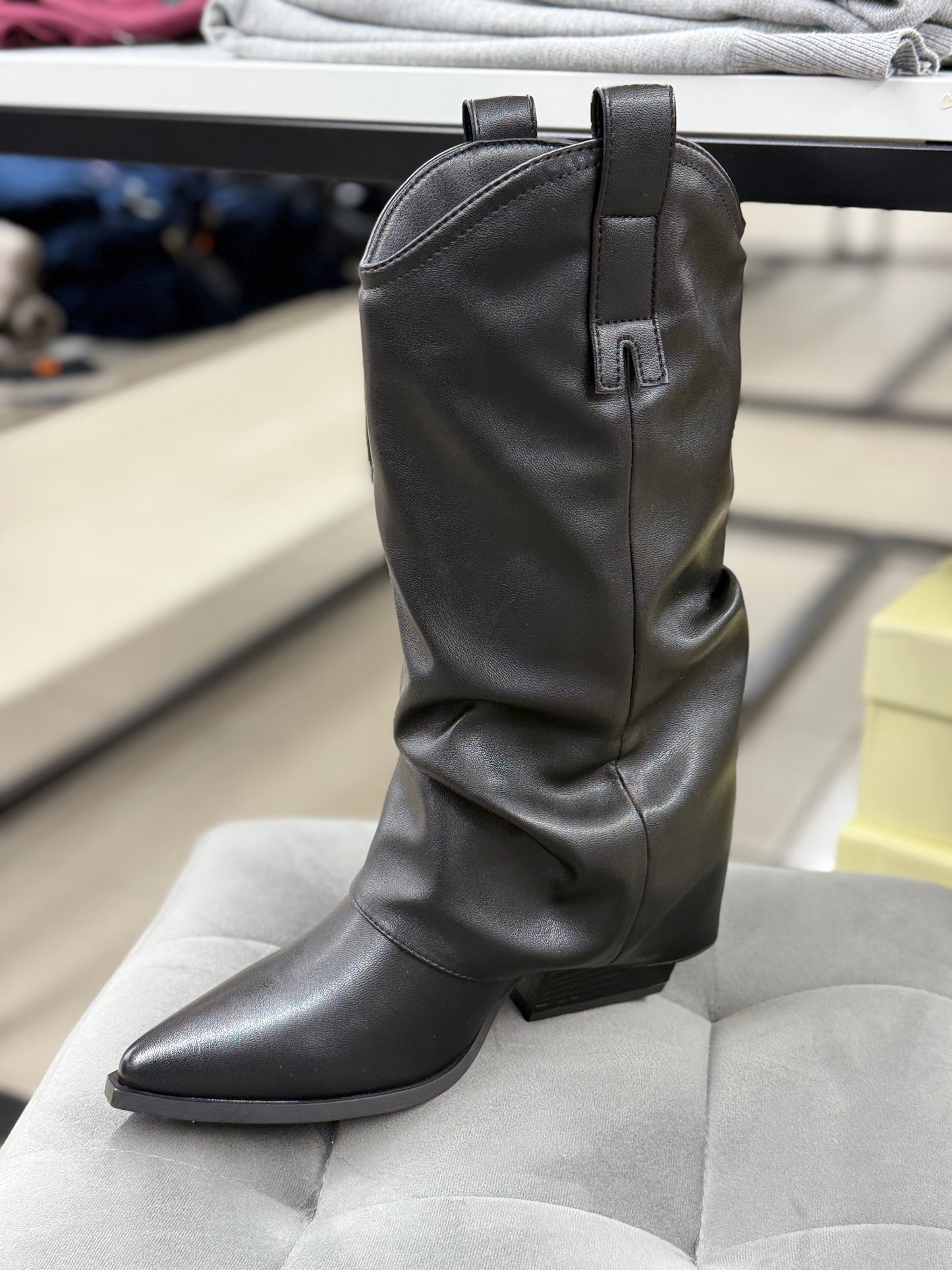 Stivali texani con risvolto FGD MODA