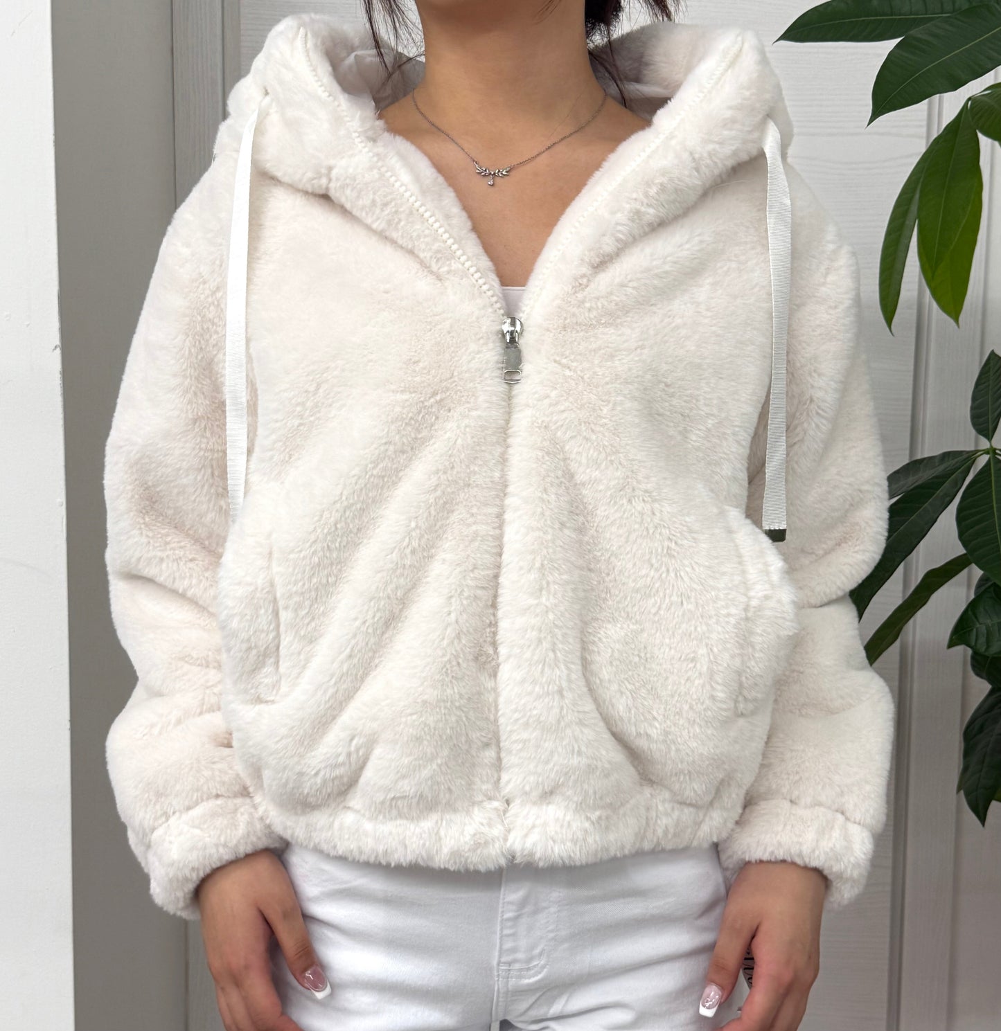 Cappotto a pelliccia FGD MODA