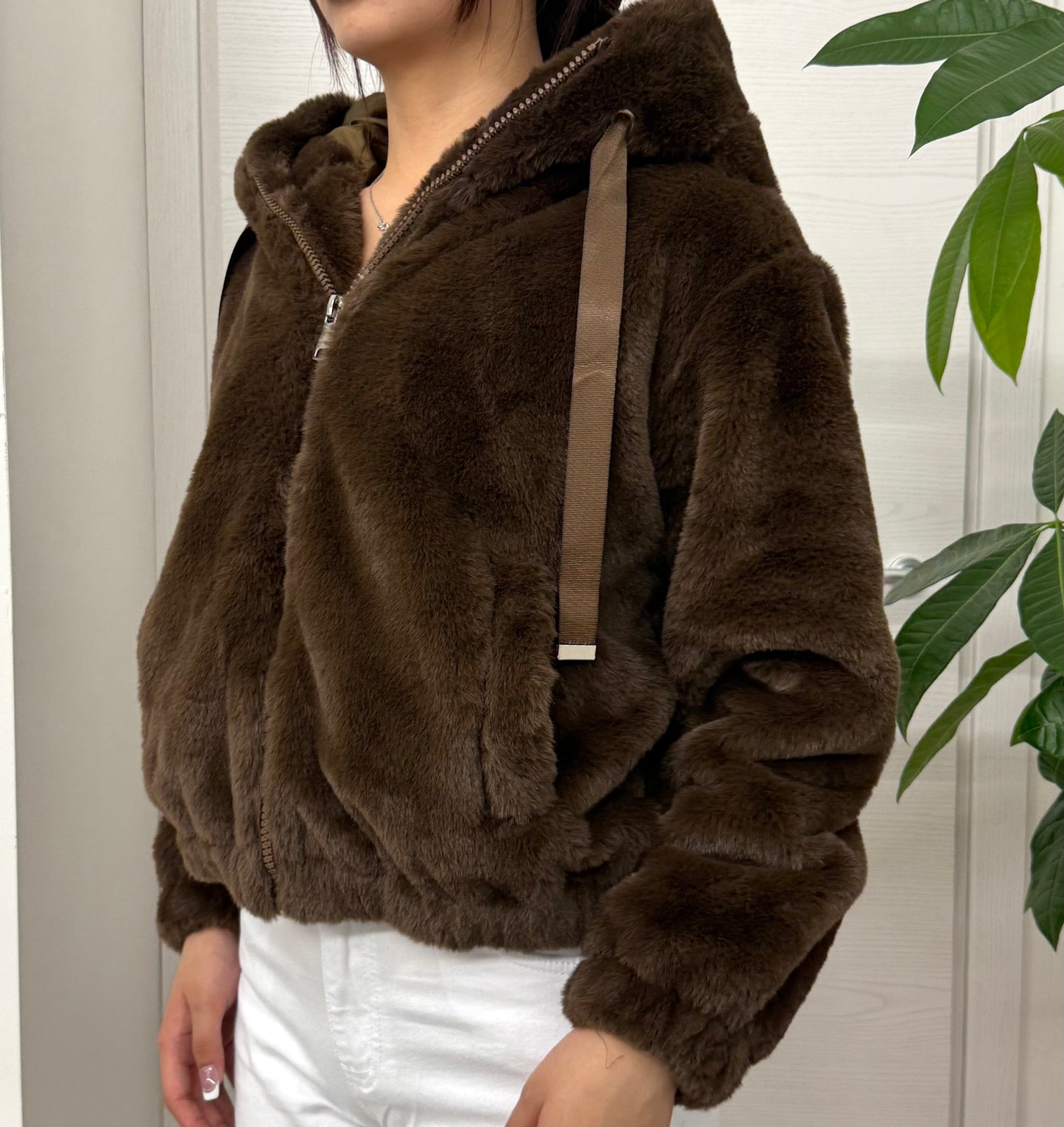 Cappotto a pelliccia FGD MODA