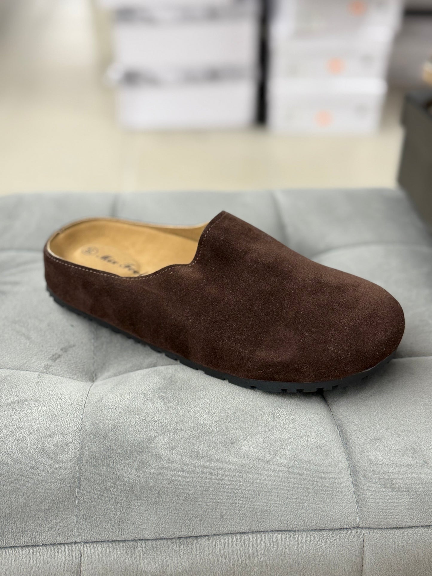 Pantofole in camoscio FGD MODA