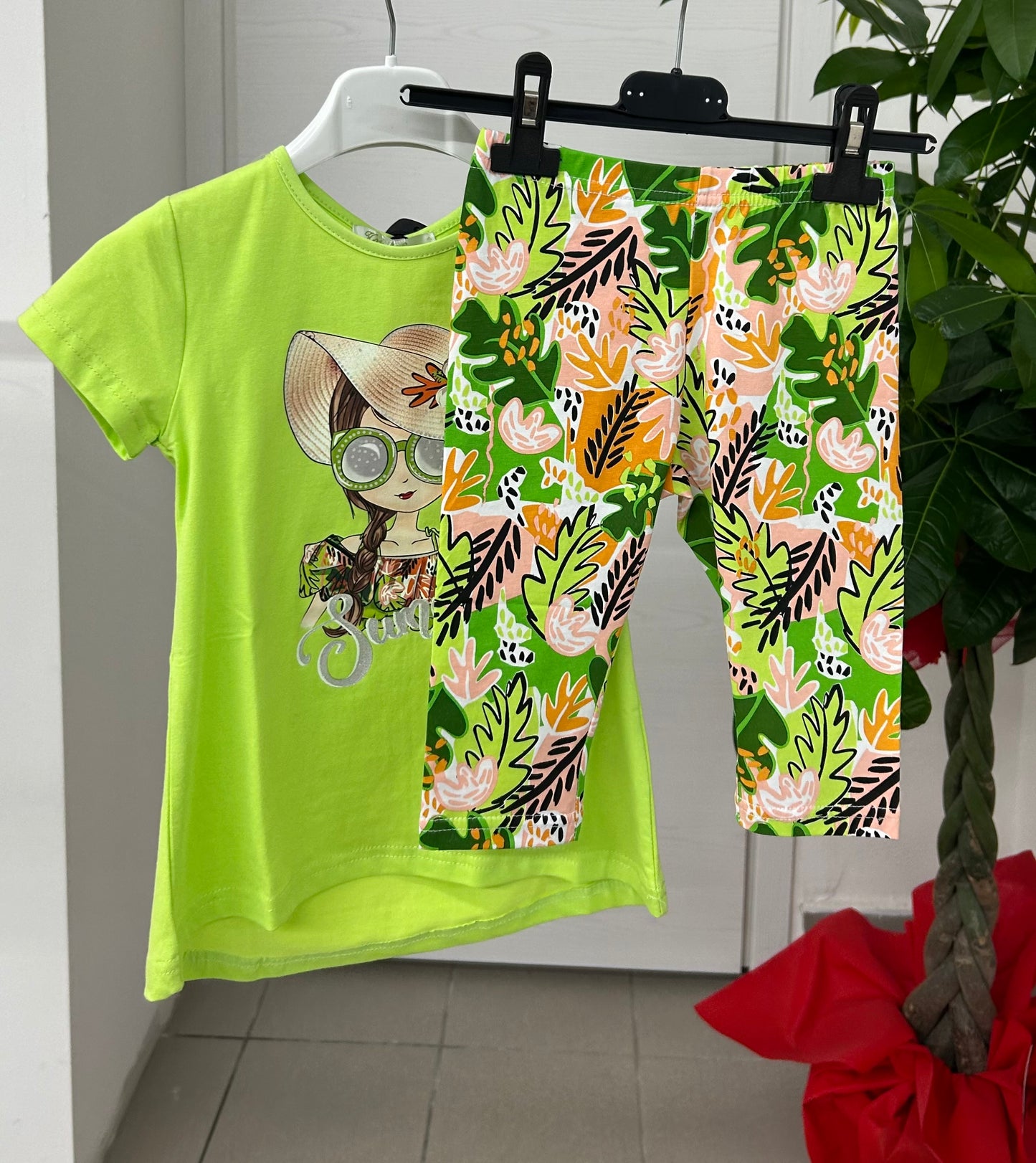 Set coordinato maglietta e leggings