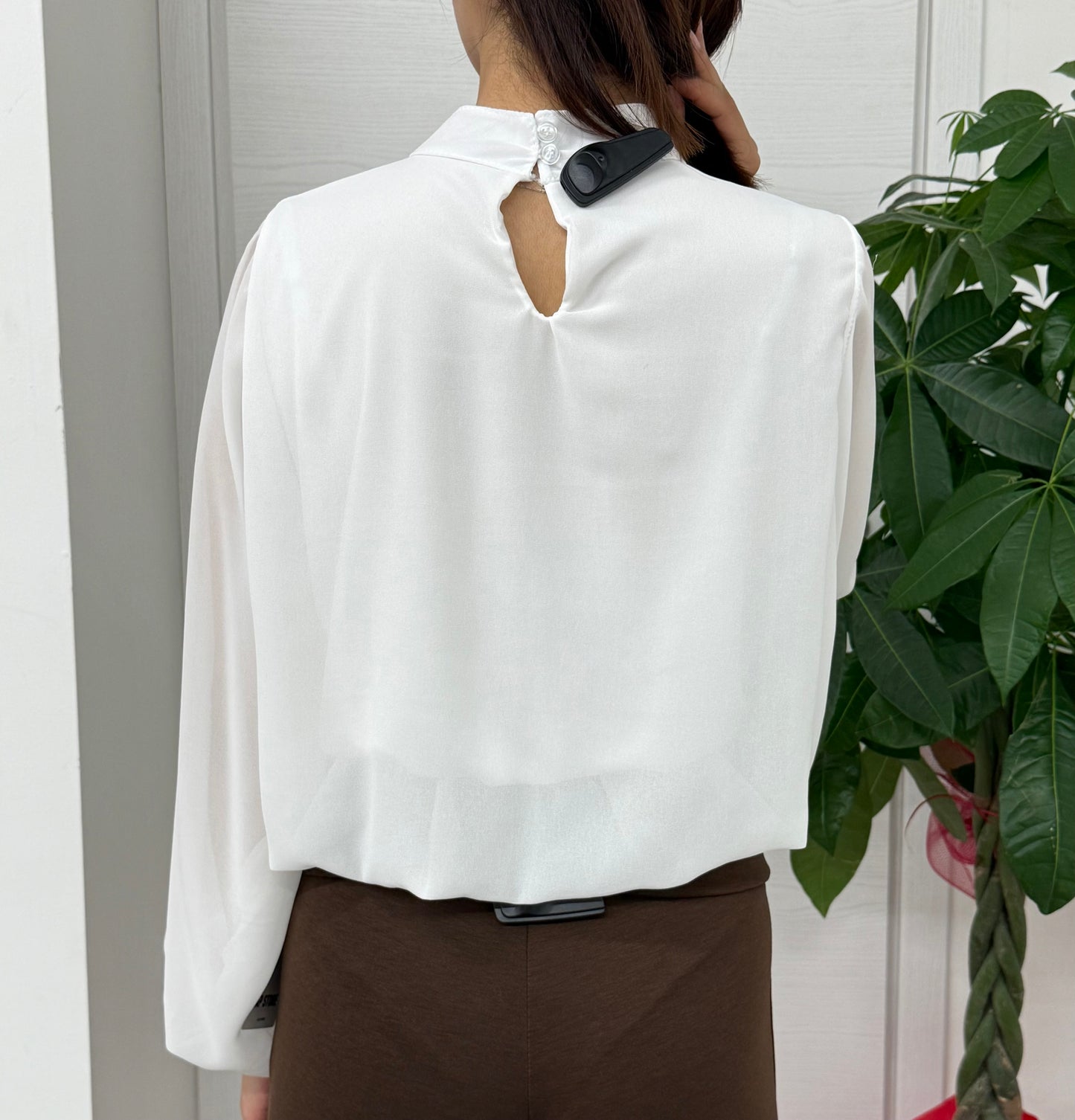 Camicetta con maniche a palloncino FGD MODA