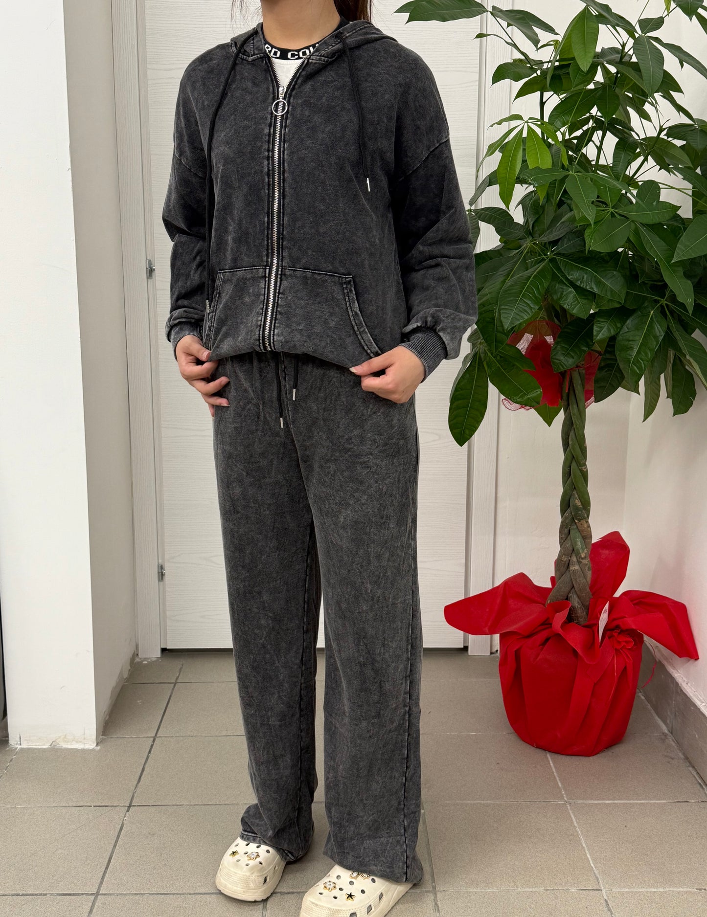 Set coordinato felpa e pantalone