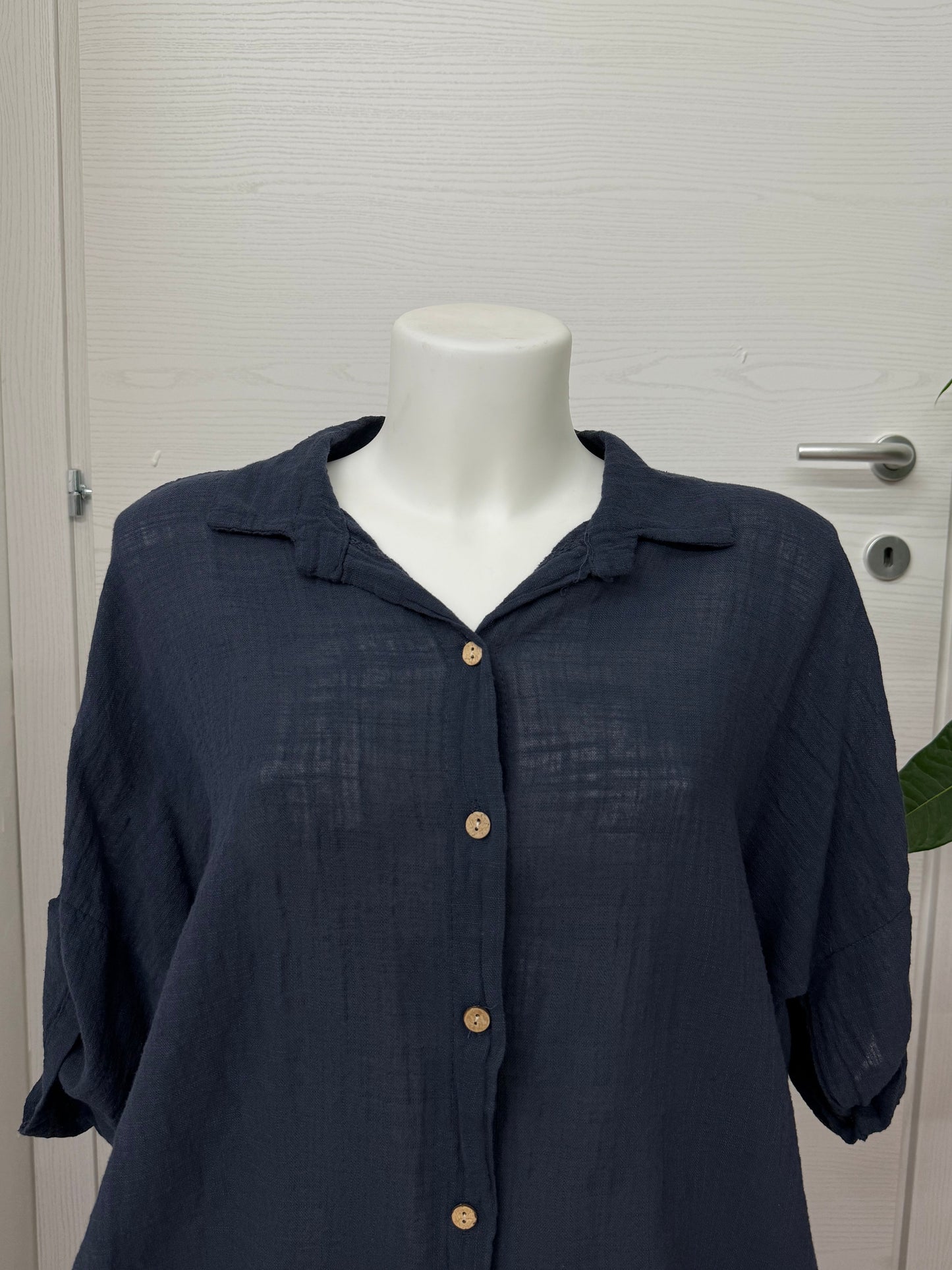 Blusa con bordo sangallo FGD MODA