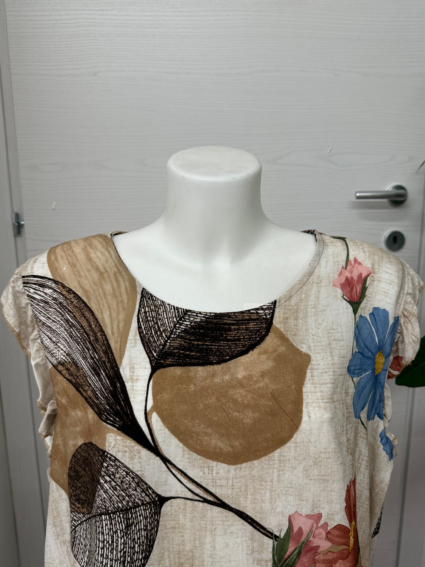 Canotta con fiori FGD MODA