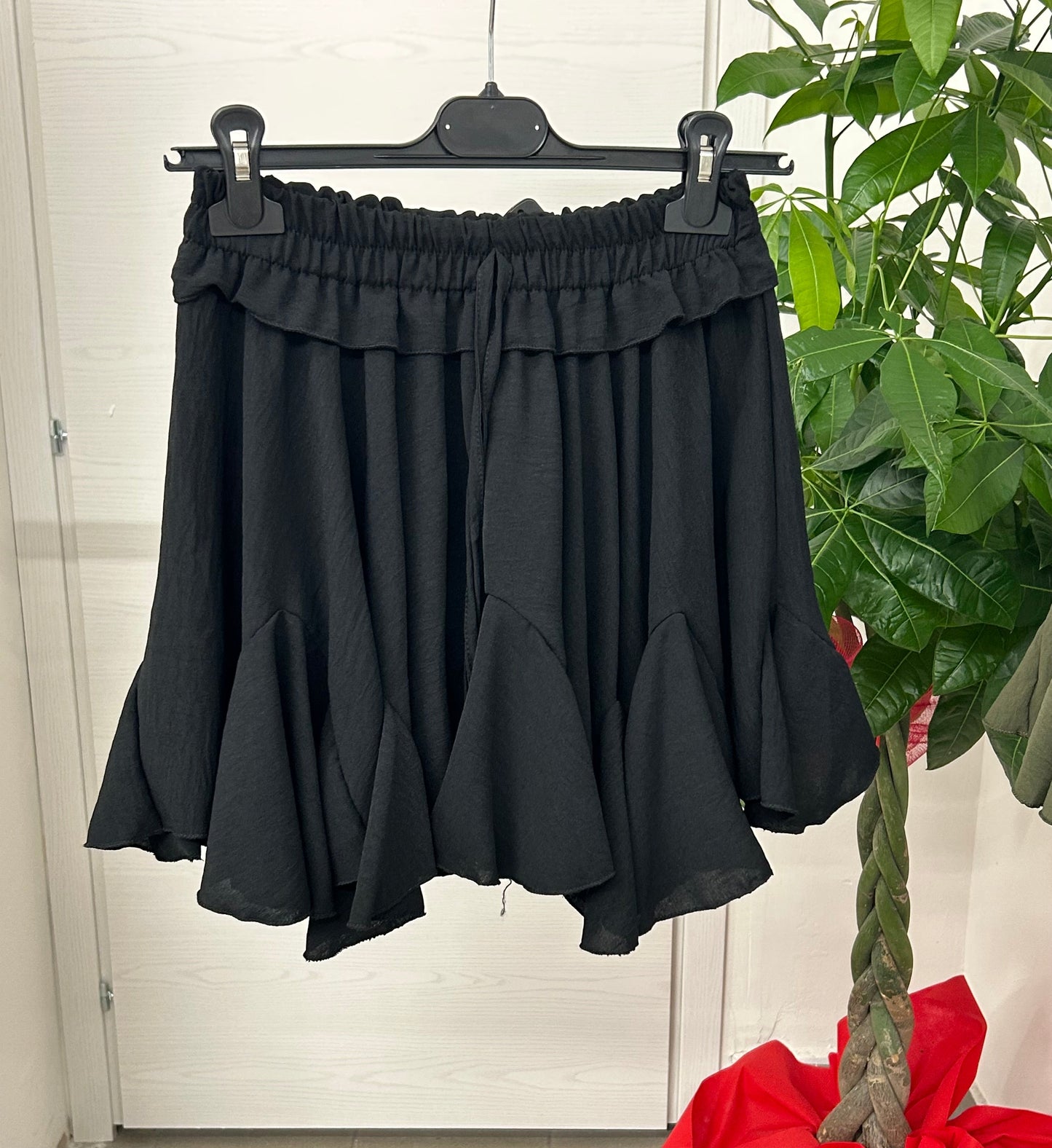 Mini gonna a pieghe con pantaloncino FGD MODA