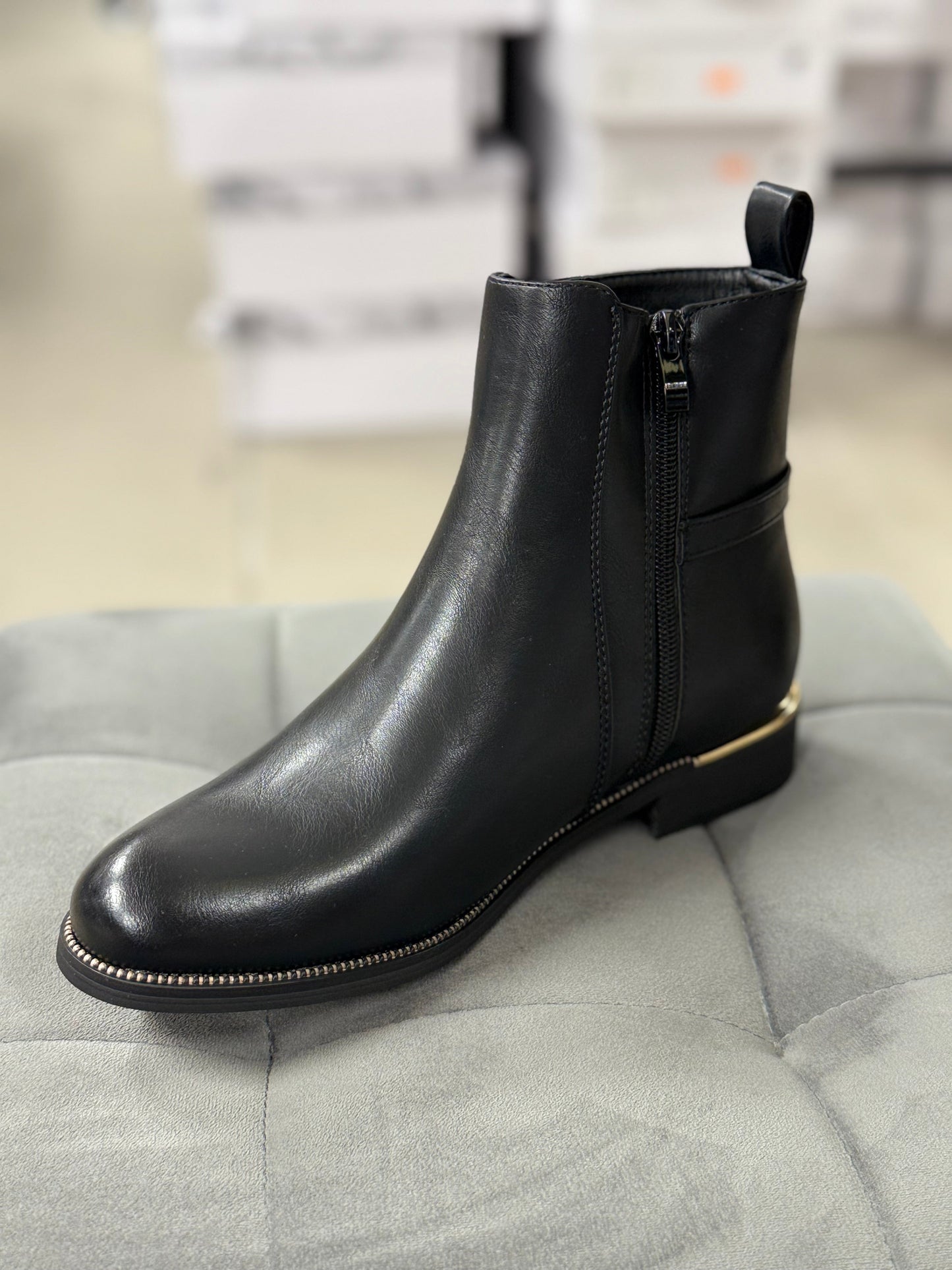 Stivaletti in ecopelle tacco 3cm FGD MODA