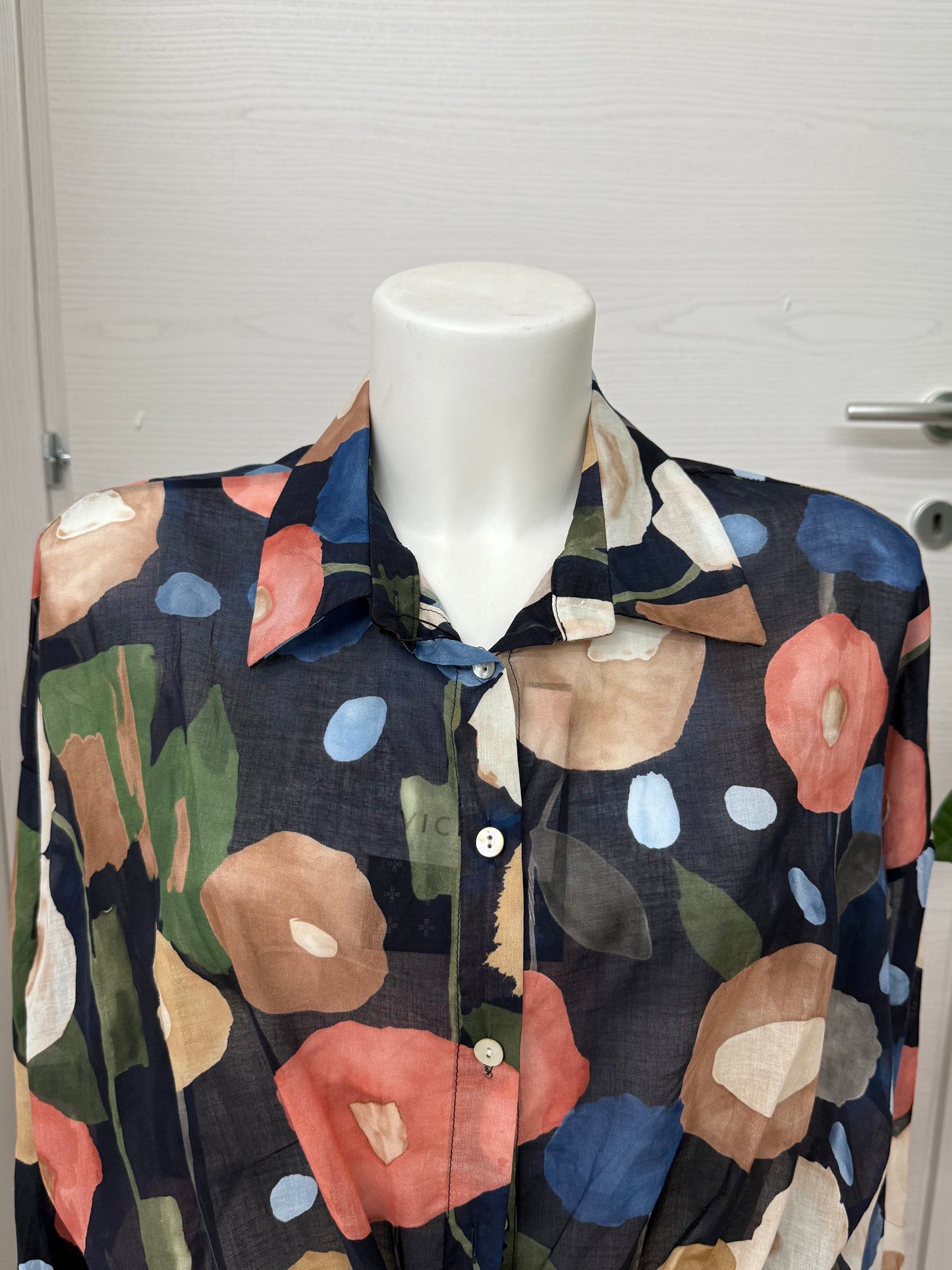 Blusa maniche 3/4 fiorata FGD MODA