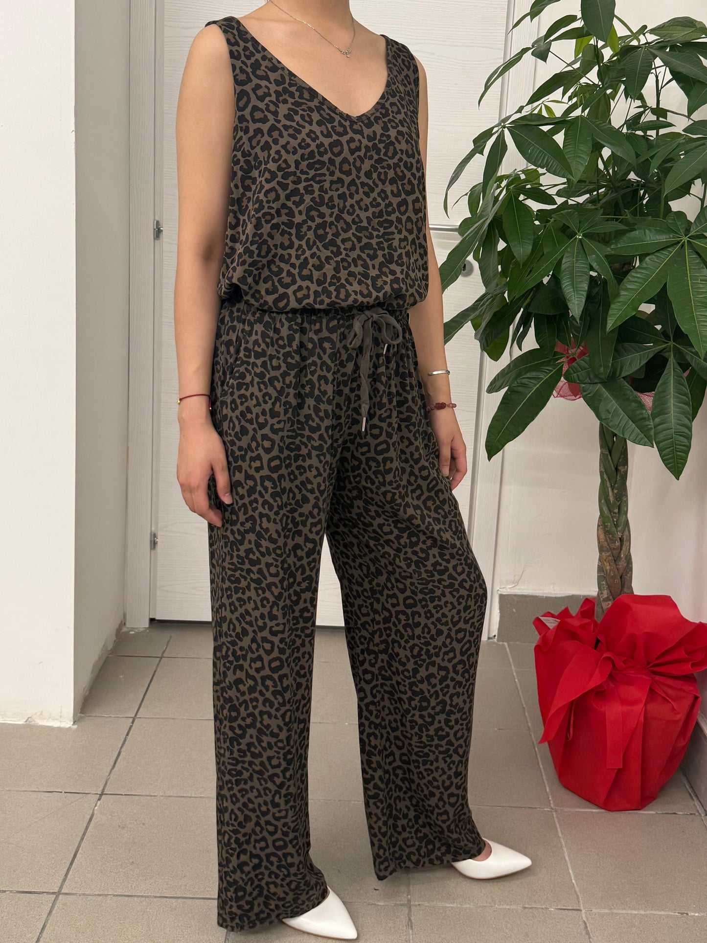 Pantalone leopardato FGD MODA