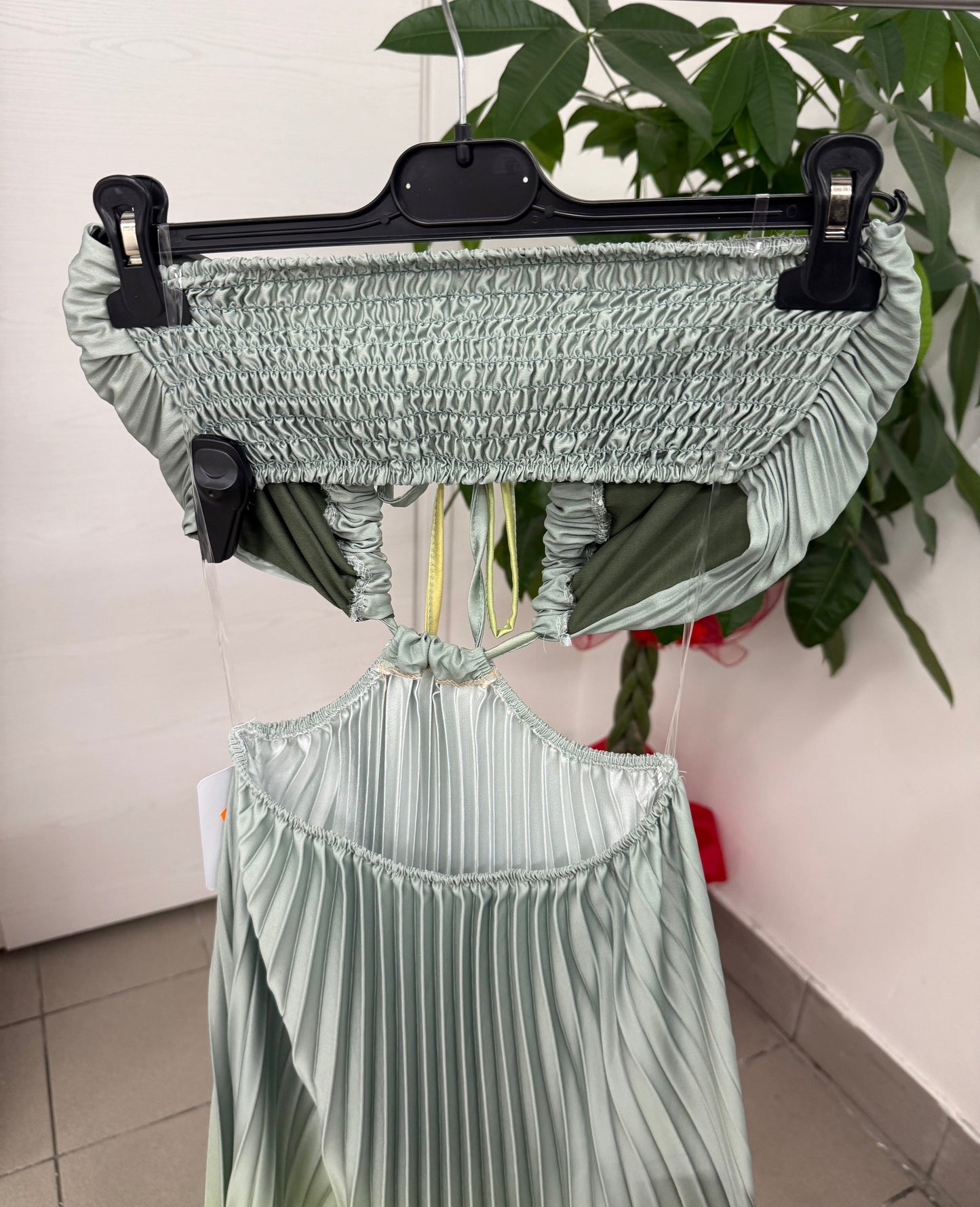 Abito lungo fumè a fascia FGD MODA