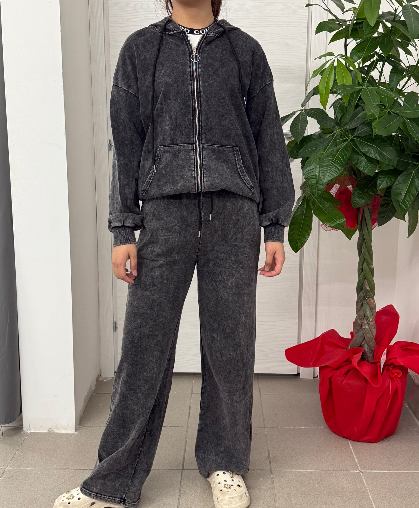 Set coordinato felpa e pantalone