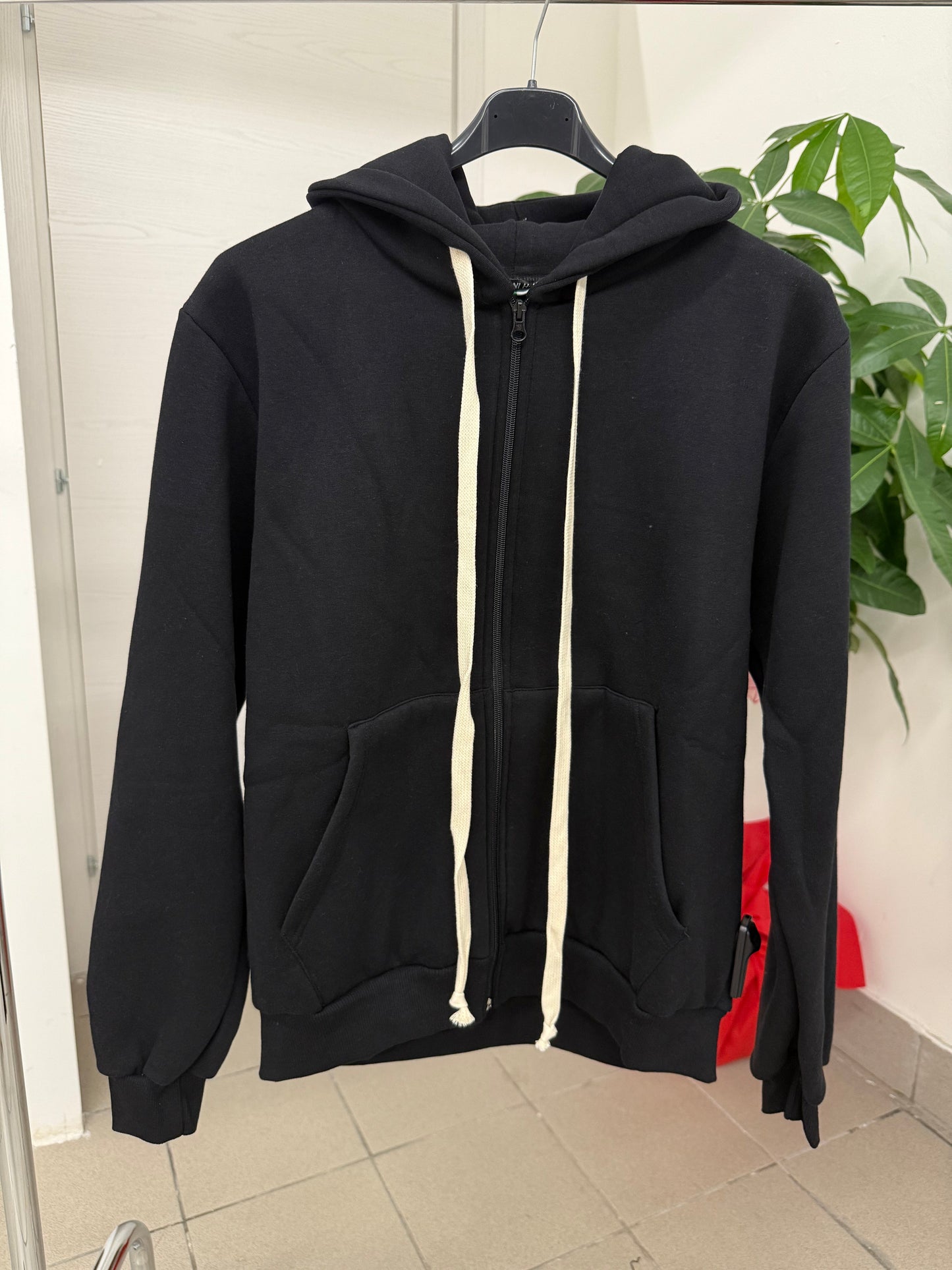 Felpa con zip con cappuccio FGD MODA