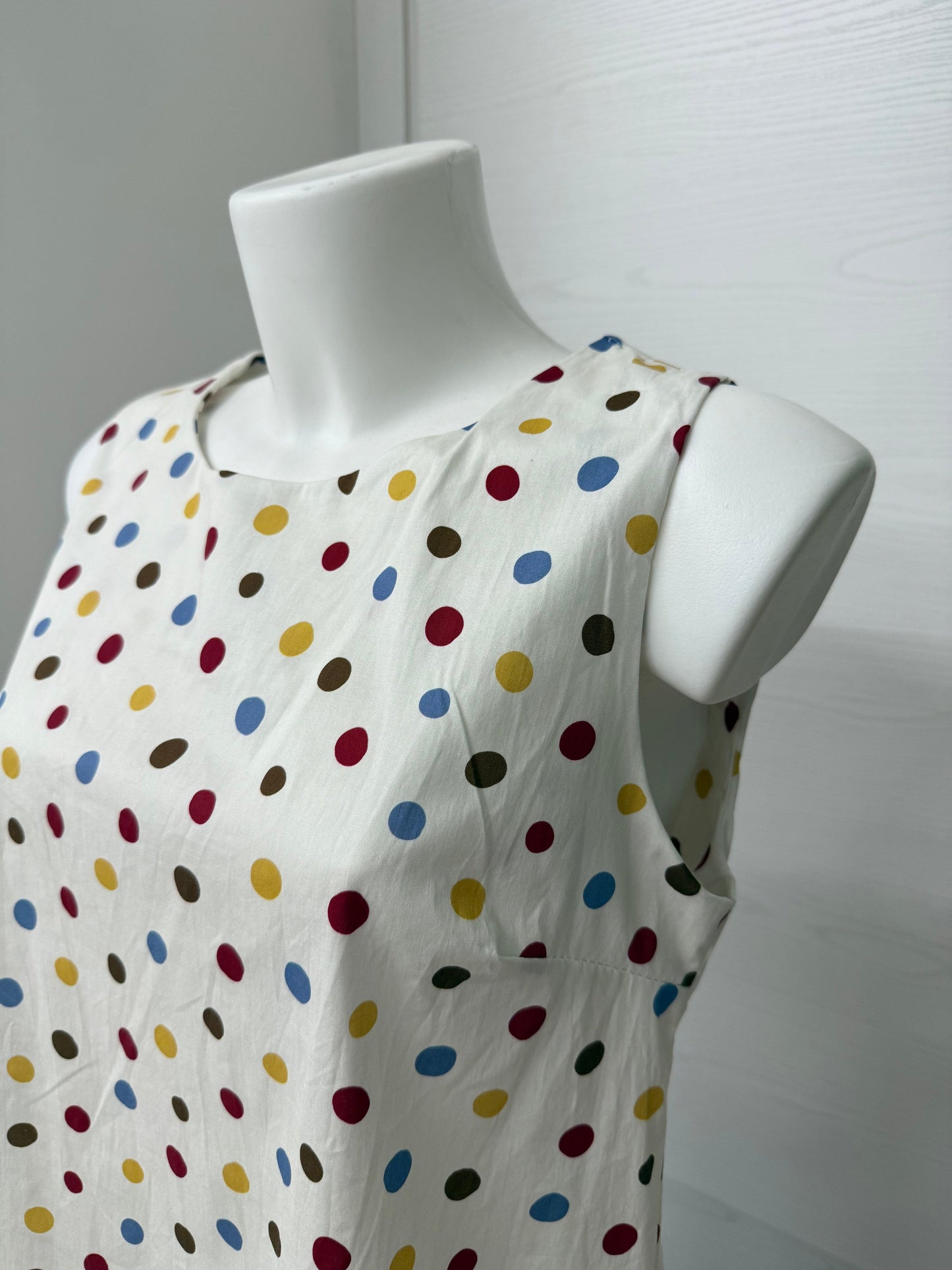 Canotta a pois multicolore FGD MODA