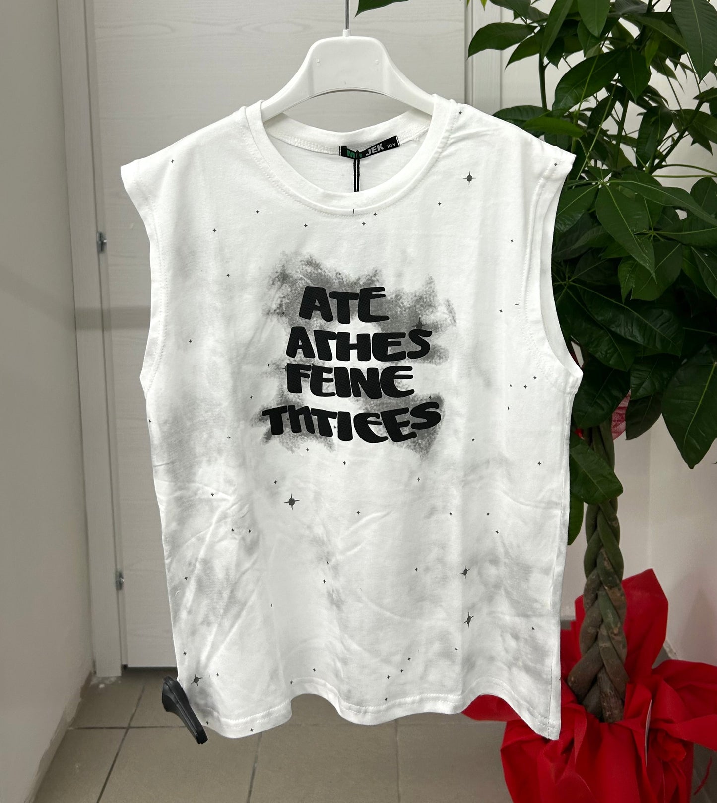 Canotta con scritte FGD MODA