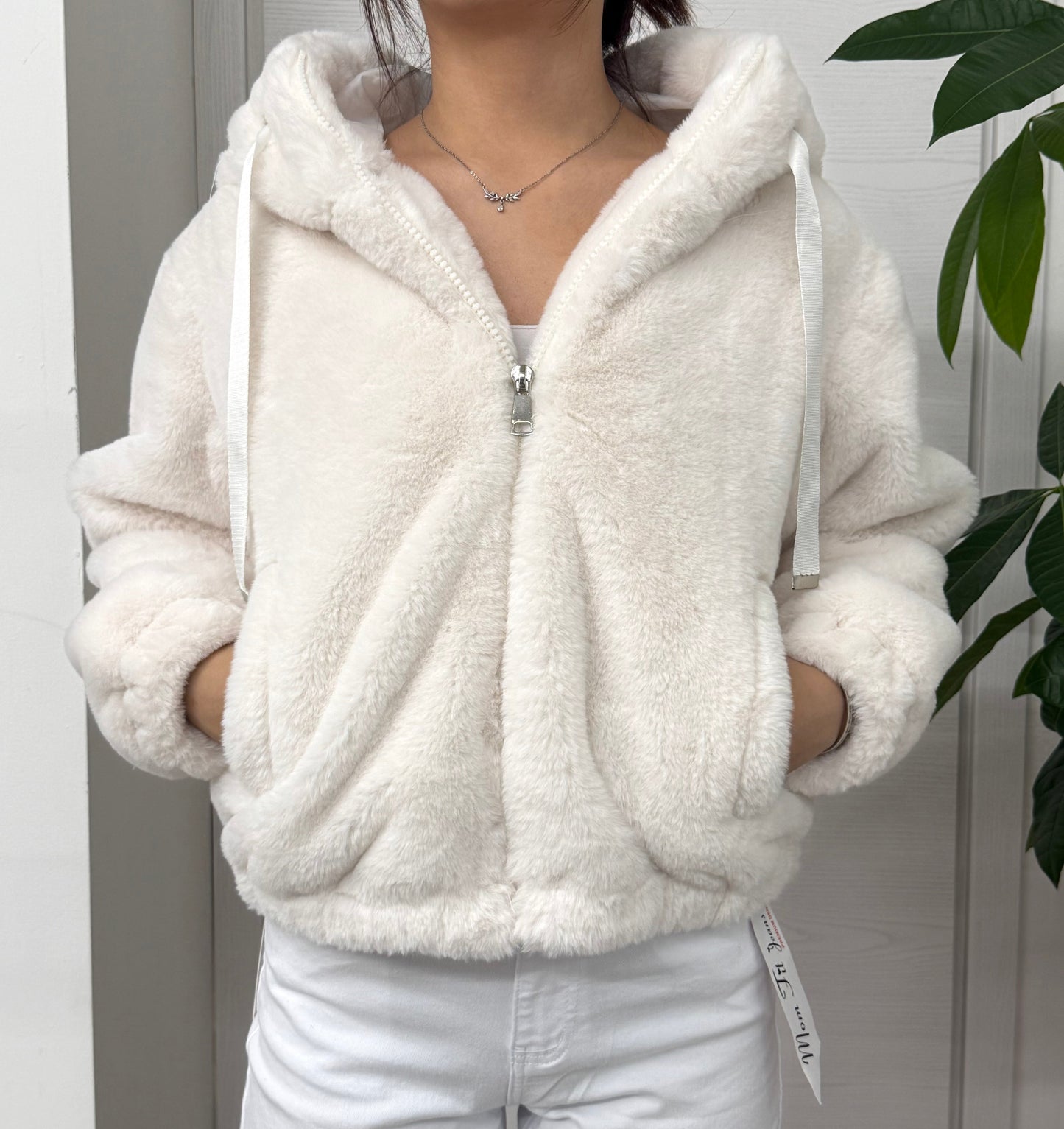 Cappotto a pelliccia FGD MODA