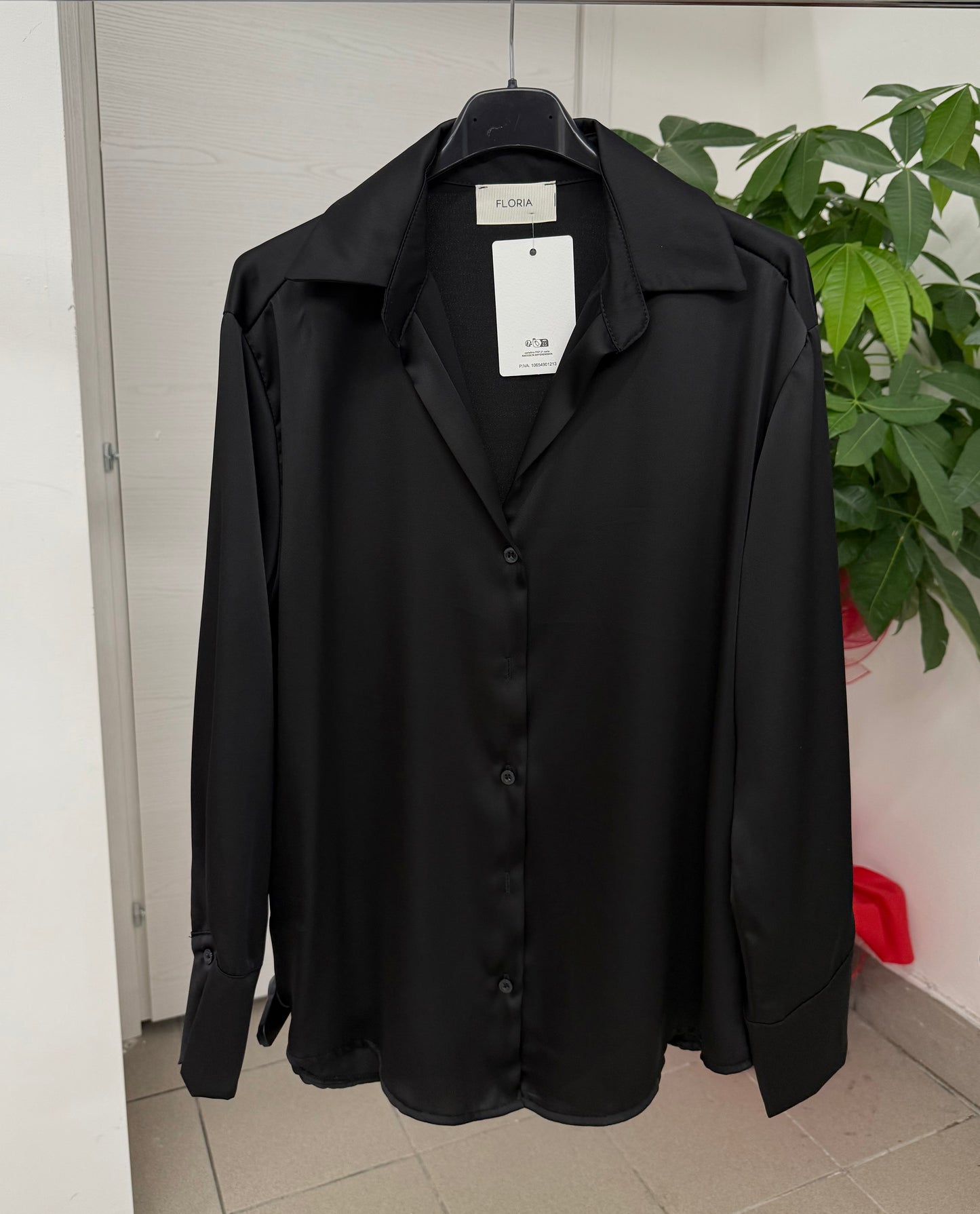 Camicia in raso