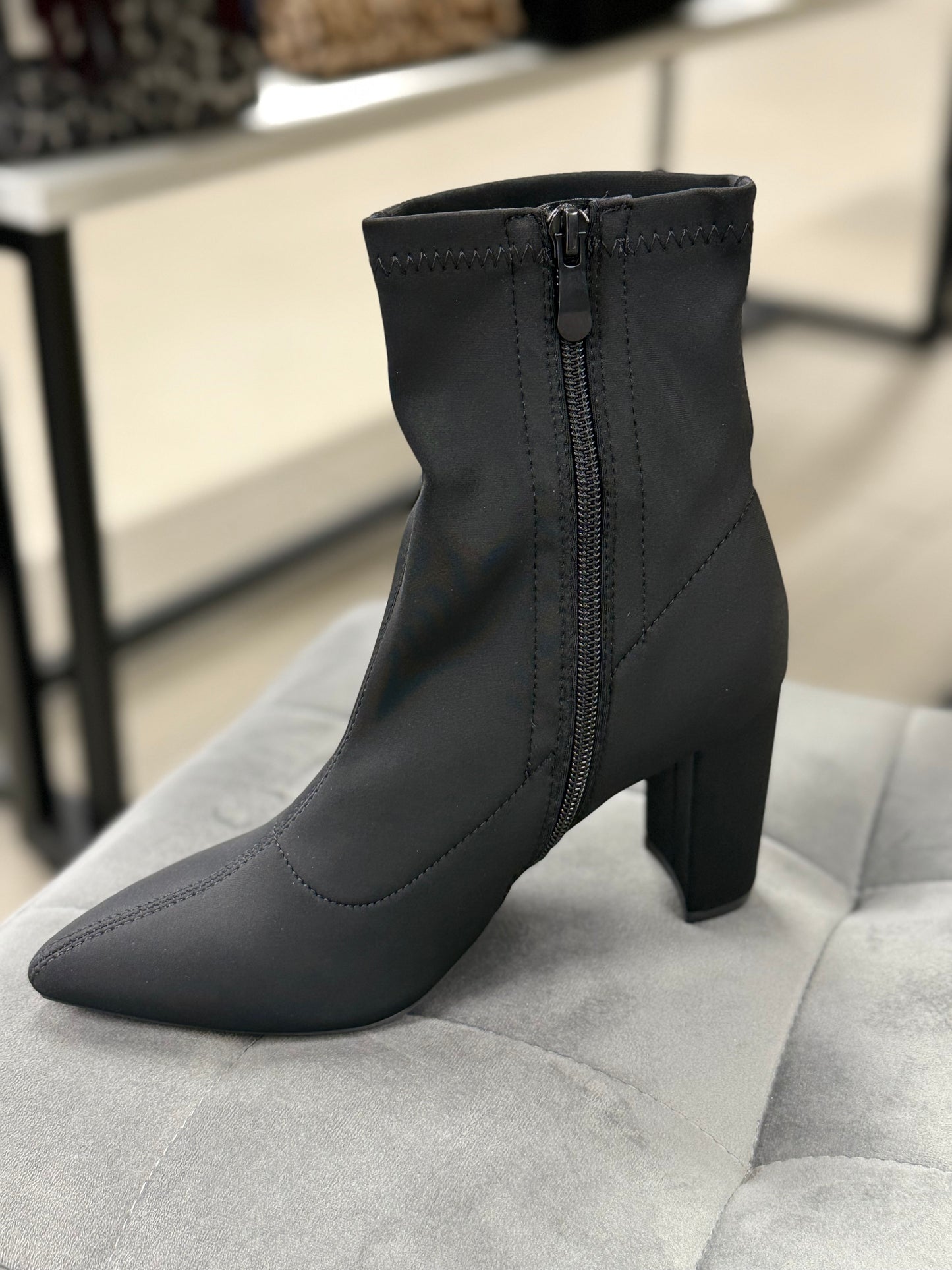 Stivaletti in nylon tacco 10cm