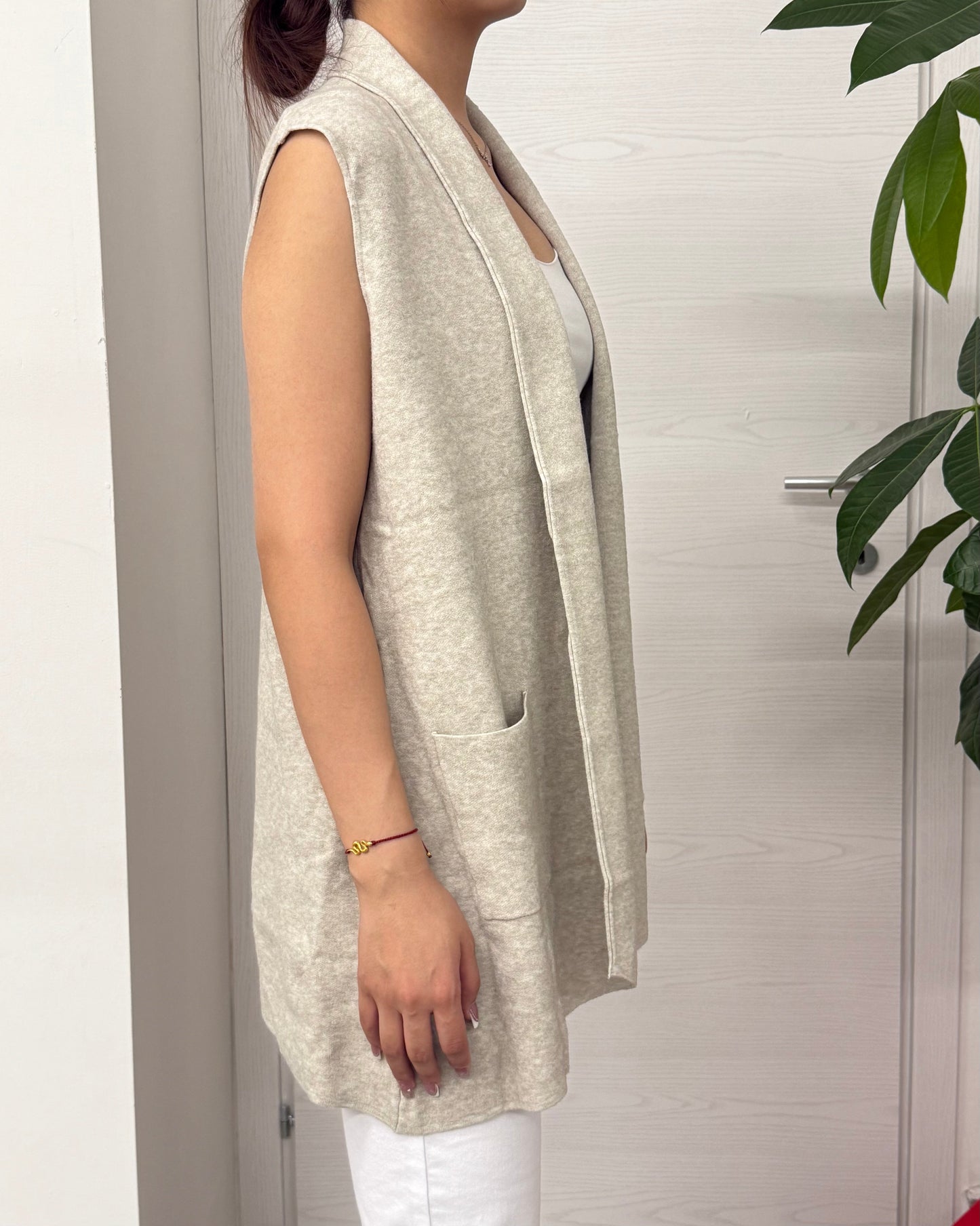 Cardigan smanicato FGD MODA