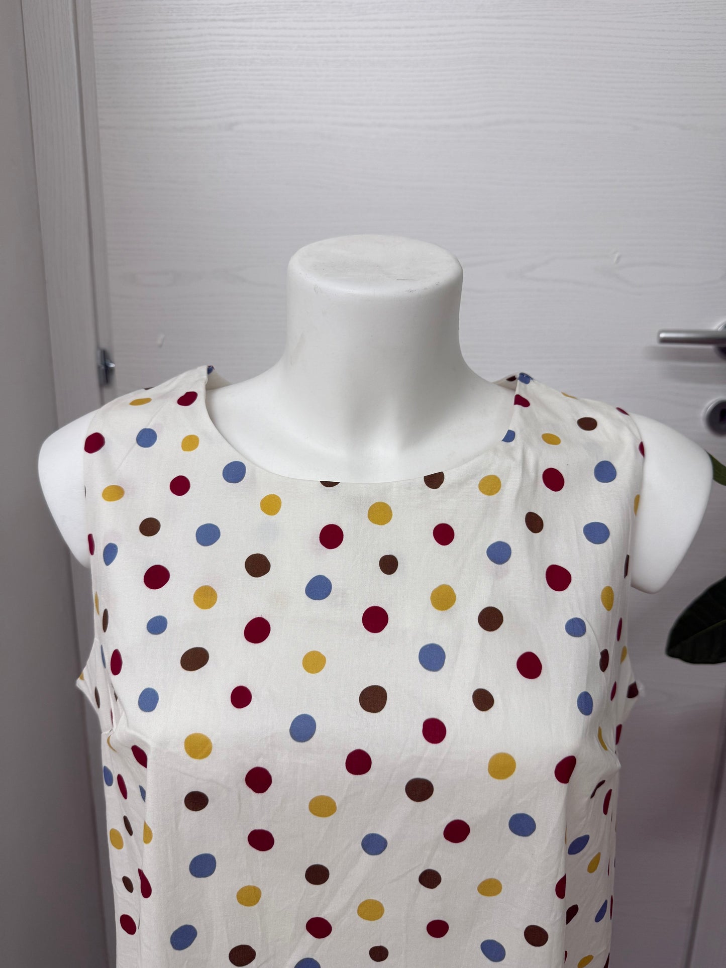 Canotta a pois multicolore FGD MODA