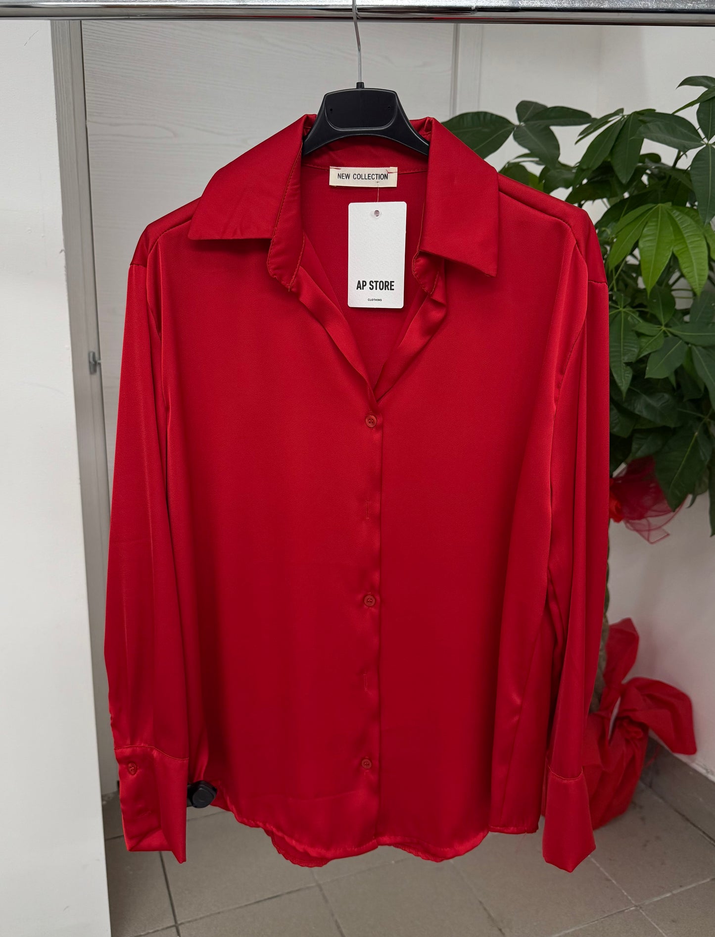 Camicia in raso