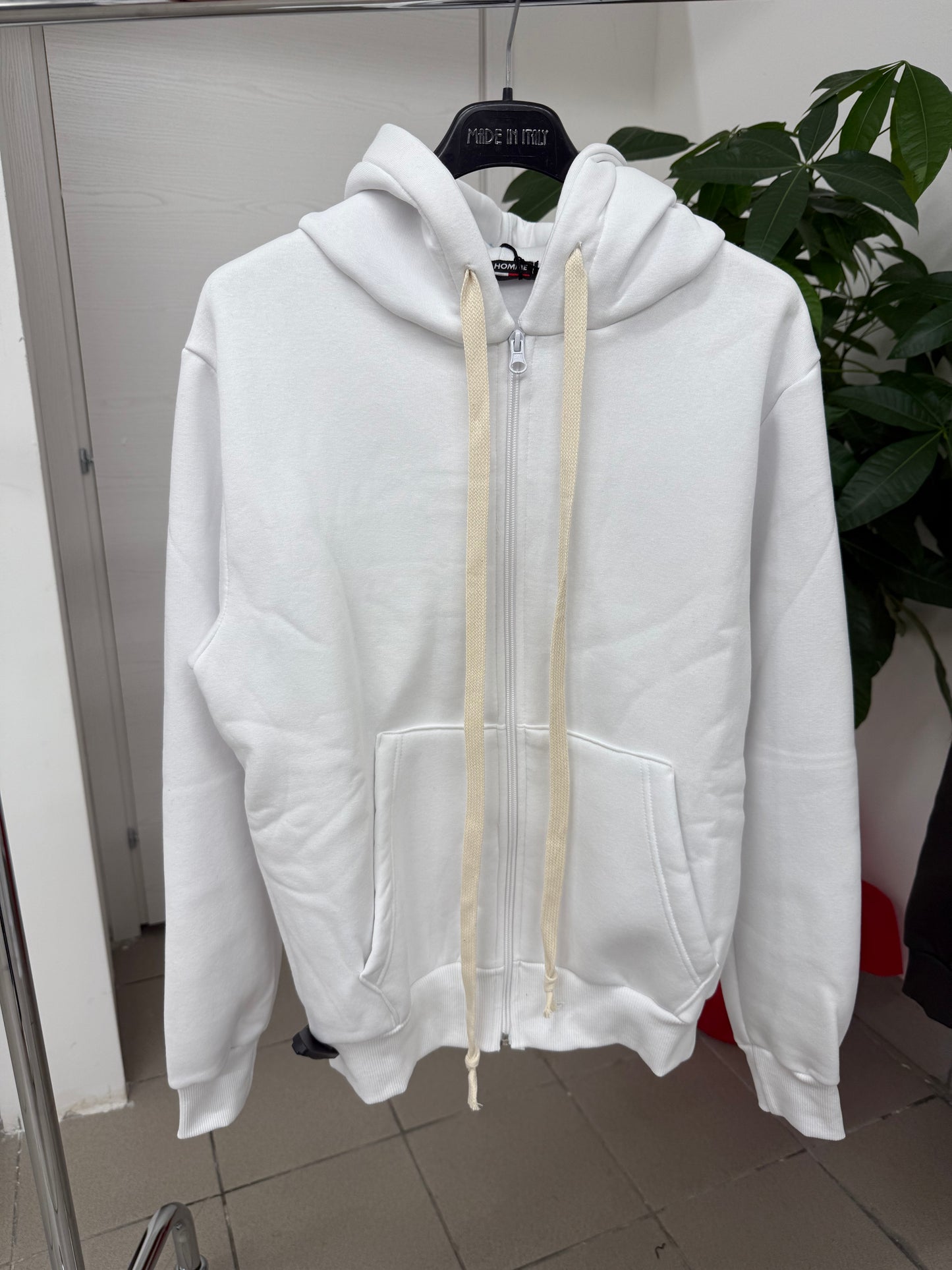 Felpa con zip con cappuccio FGD MODA