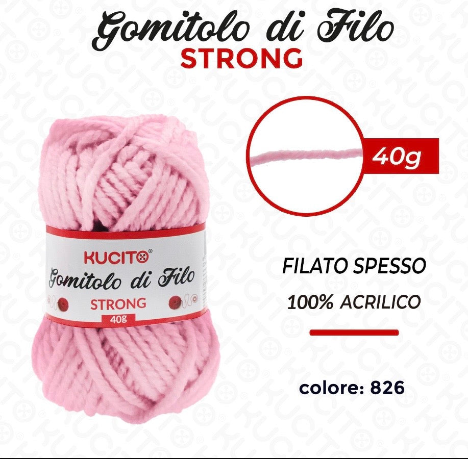 Gomitolo di filo STRONG 40g FGD MODA