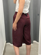 Pantaloni Bermuda Effetto Raso FGD MODA