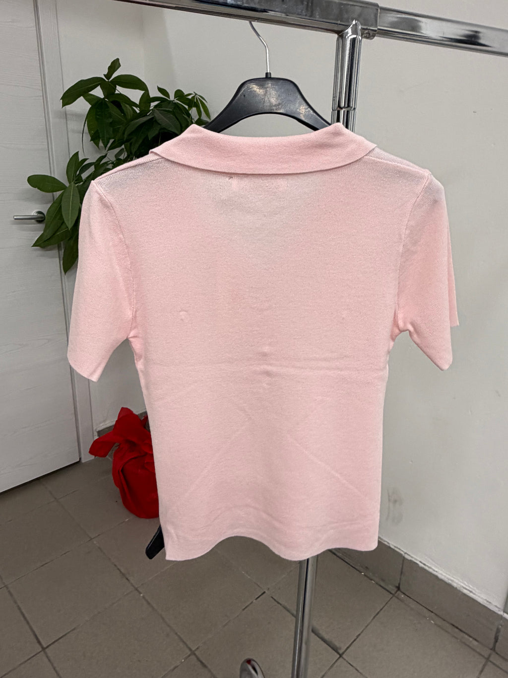 Polo di filo a manica corta con bottoni FGD MODA