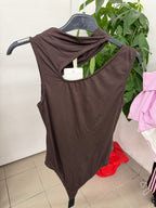 Body doppio scollo lycra FGD MODA